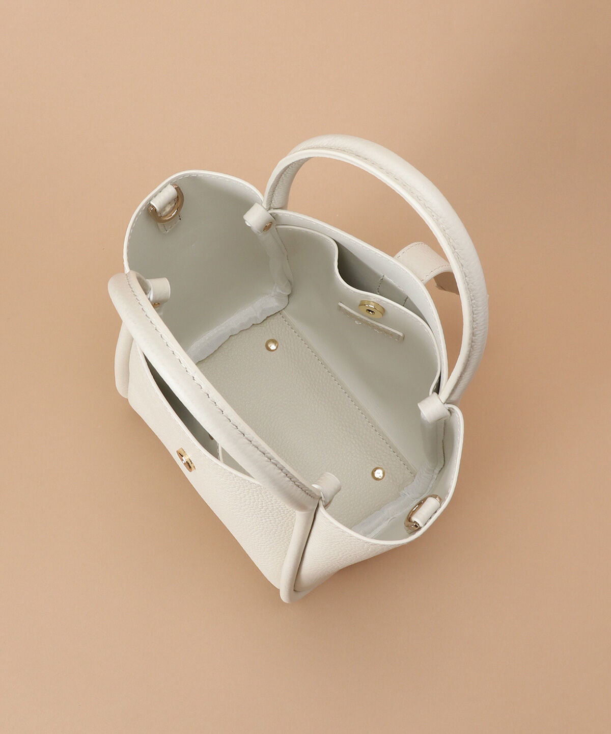 Samantha Thavasa「マットアイコン レザーハンドバッグ 小サイズ」|ハンドバッグ|