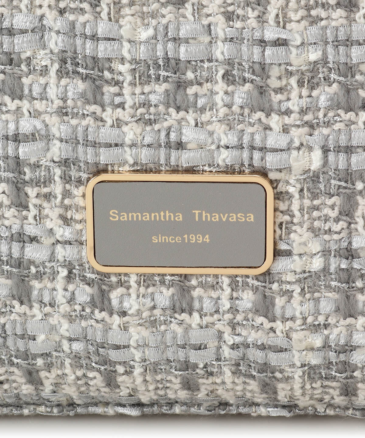 Samantha Thavasa「[Holiday Collection]ファンシーツイード スクエアハンドバッグ」|ハンドバッグ|