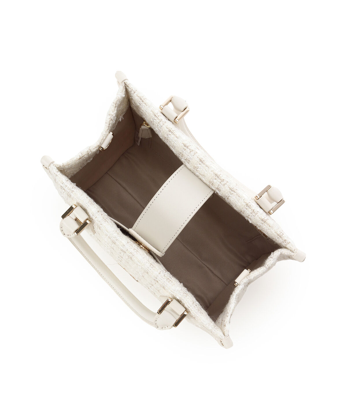 Samantha Thavasa「[Holiday Collection]ファンシーツイード スクエアハンドバッグ」|ハンドバッグ|