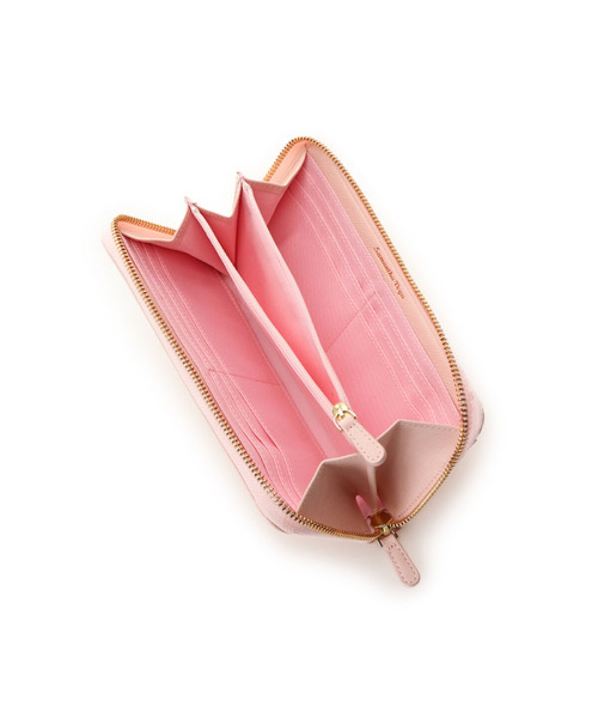  「シンプルリボンラウンド長財布」|財布|