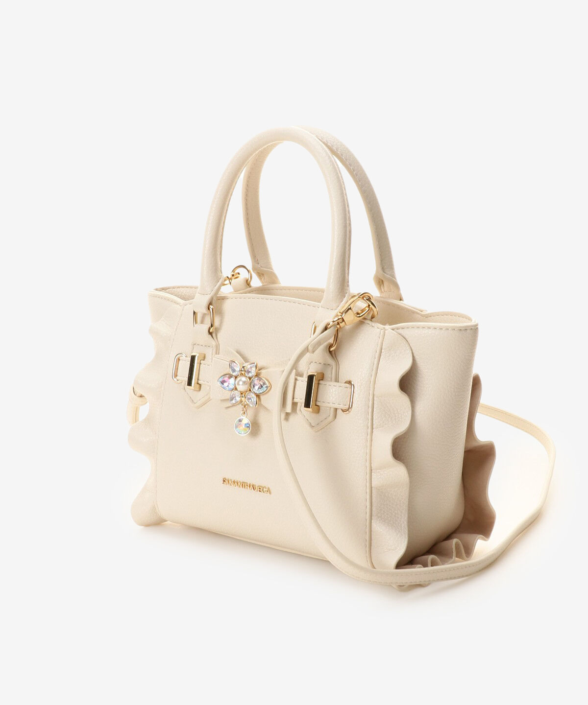 Samantha Vega「ビジューリボンフラッター(ミニ)」|ショルダー・メッセンジャー|