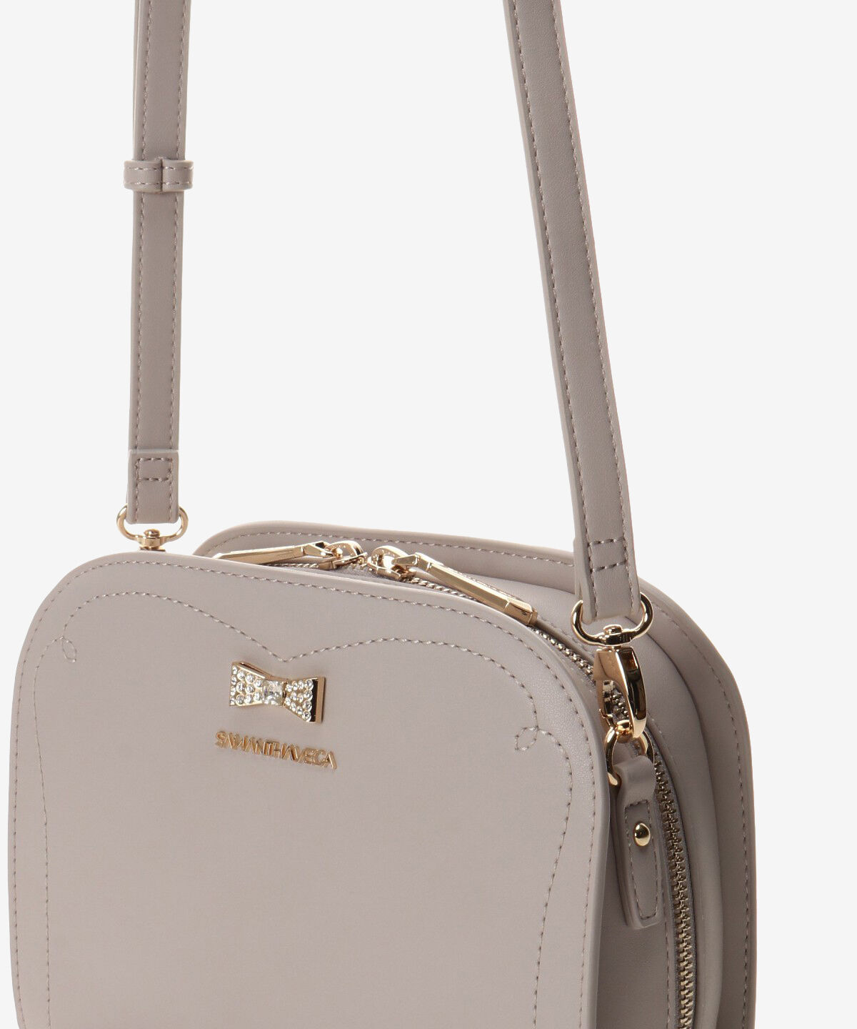 Samantha Vega「ビジューリボンショルダーバック」|ショルダー・メッセンジャー|