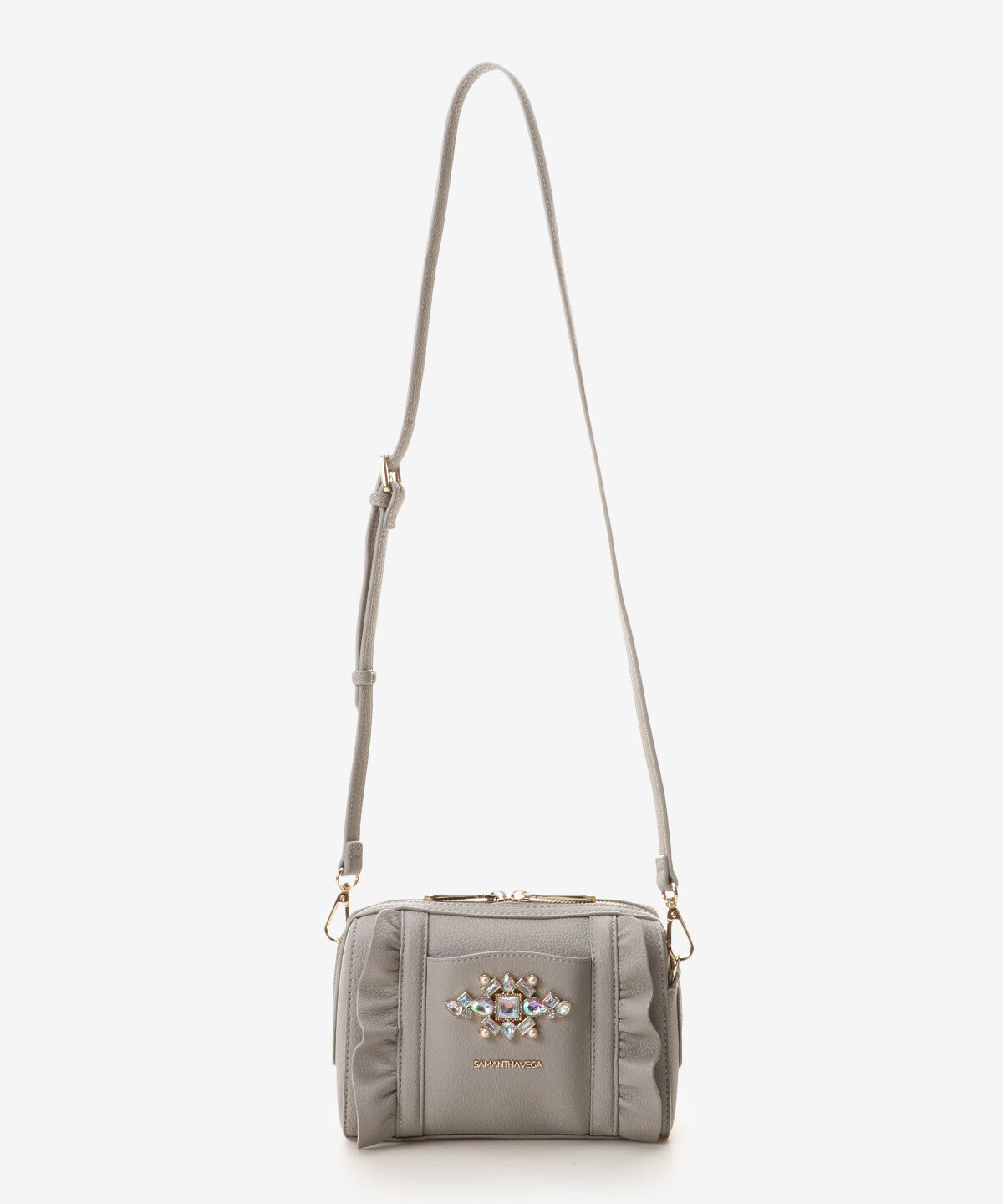 Samantha Vega「ビジューフリルショルダーバッグ」|ショルダー・メッセンジャー|