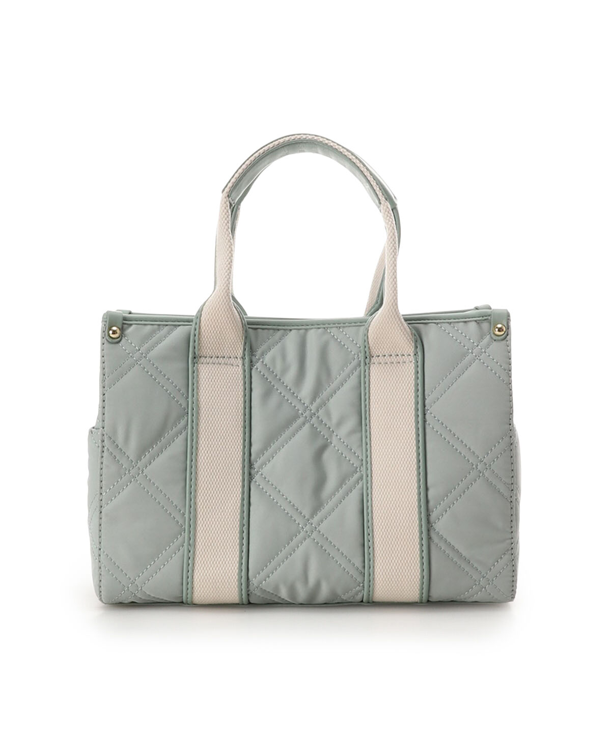 Samantha Vega「ロゴテープキルティングハンドバッグ（小）」|ハンドバッグ|