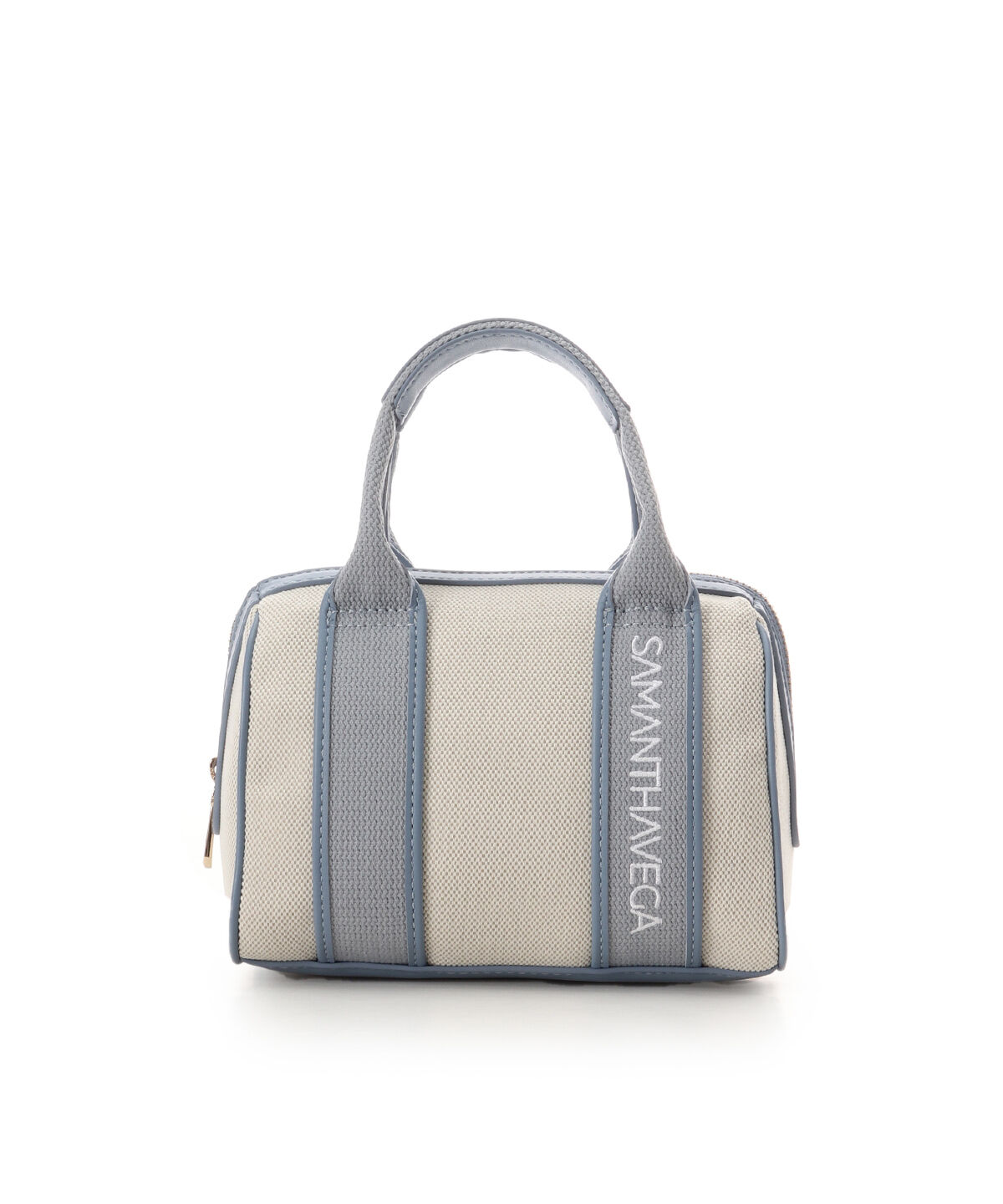 Samantha Vega「ロゴテープミニボストンバッグ」|ボストンバッグ|ライトブルー