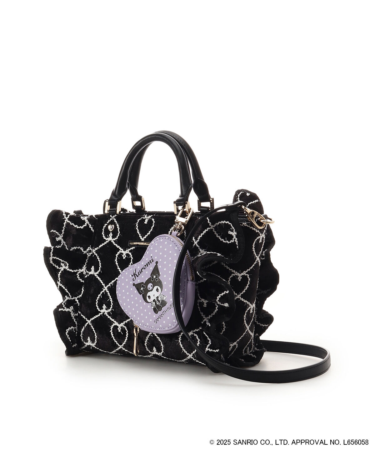 Samantha Vega「「クロミコレクション」フリルハンドバッグ」|ハンドバッグ|