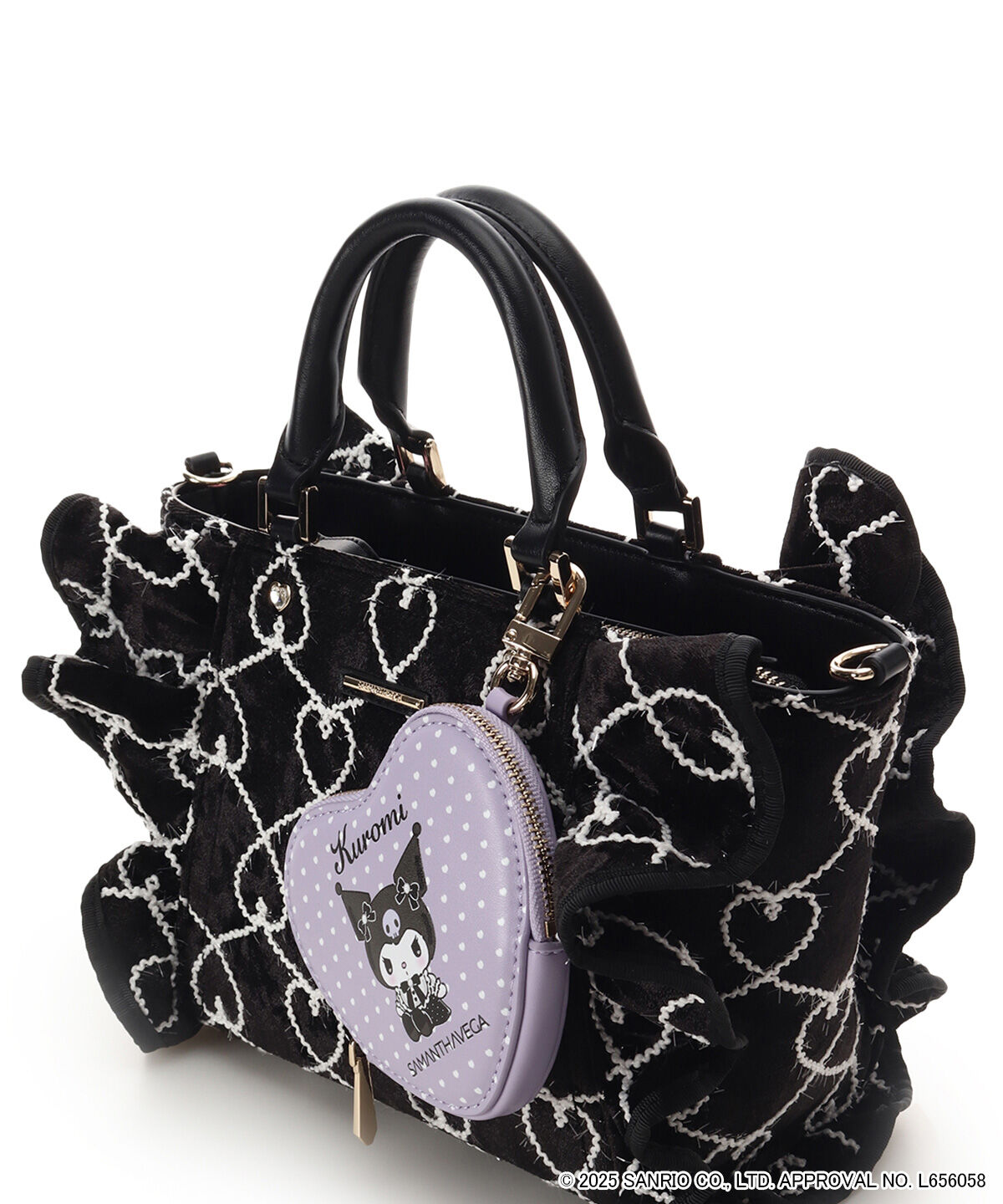 Samantha Vega「「クロミコレクション」フリルハンドバッグ」|ハンドバッグ|