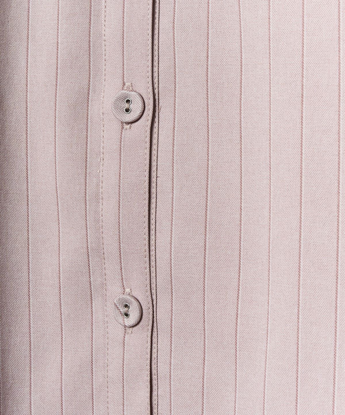 REDYAZEL「サイドカットストライプシャツワンピース」|ワンピース|