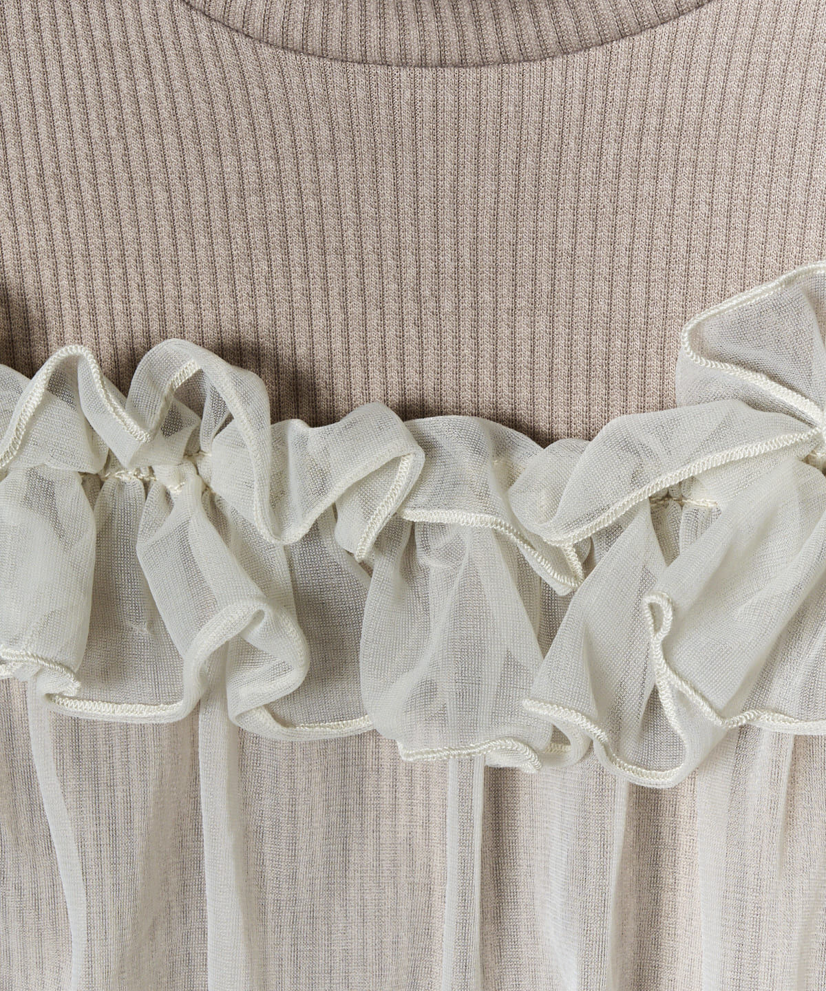 REDYAZEL「チュールドッキングニット」|シャツ・ブラウス|