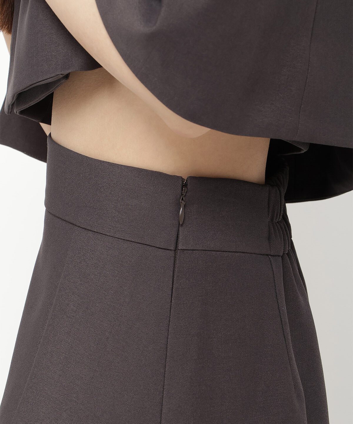 REDYAZEL「サイドプリーツミニスカート」|フレア|