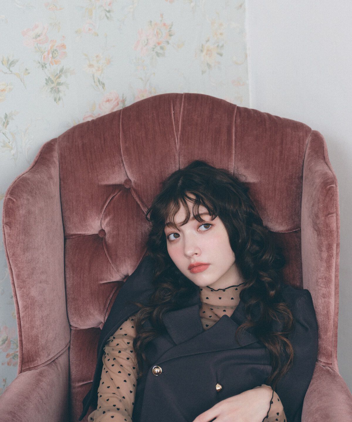 REDYAZEL「ケープ風ショートジャケット」|テーラードジャケット|