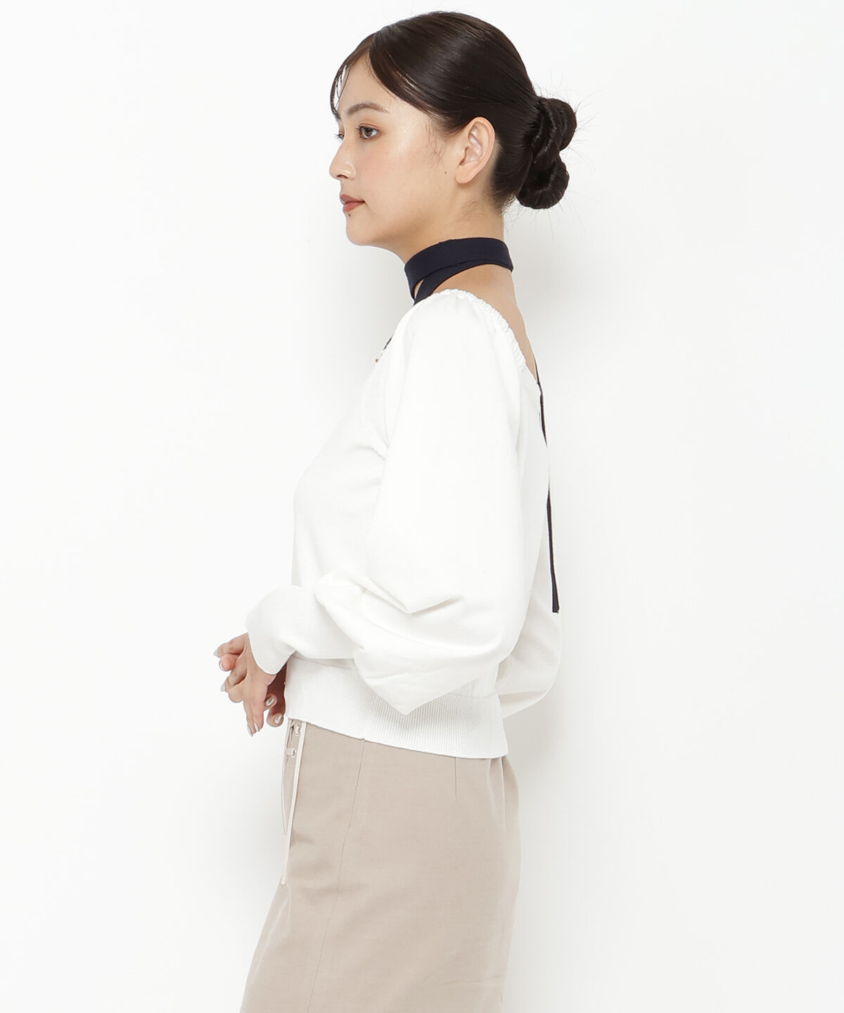 REDYAZEL「ネックベルトニットトップス」|ニット・セーター|