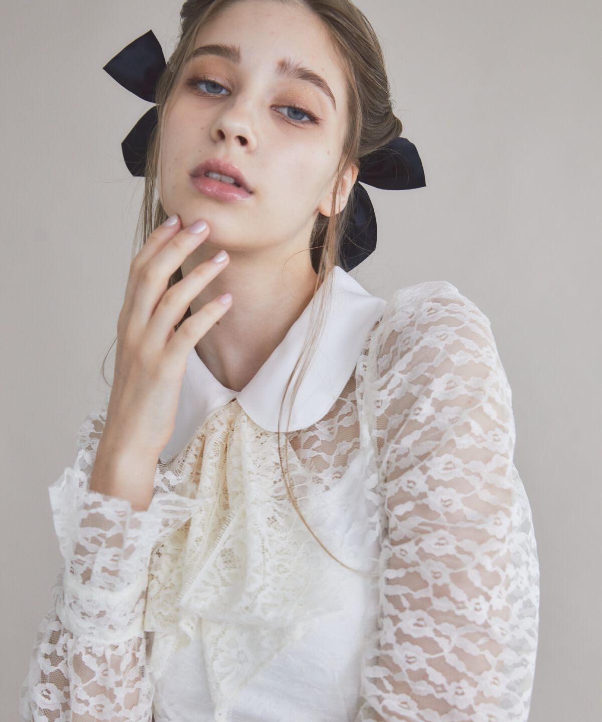 REDYAZEL「レースボウタイワンピース」|ワンピース|