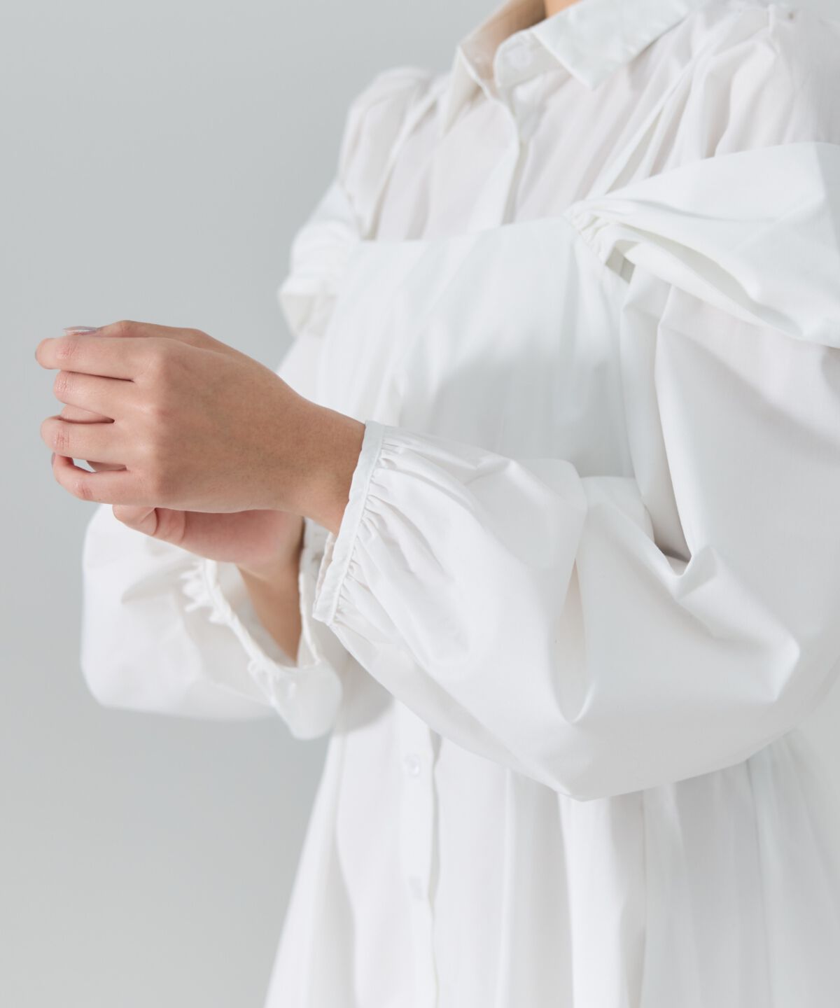 REDYAZEL「タックシャツワンピース」|ワンピース|