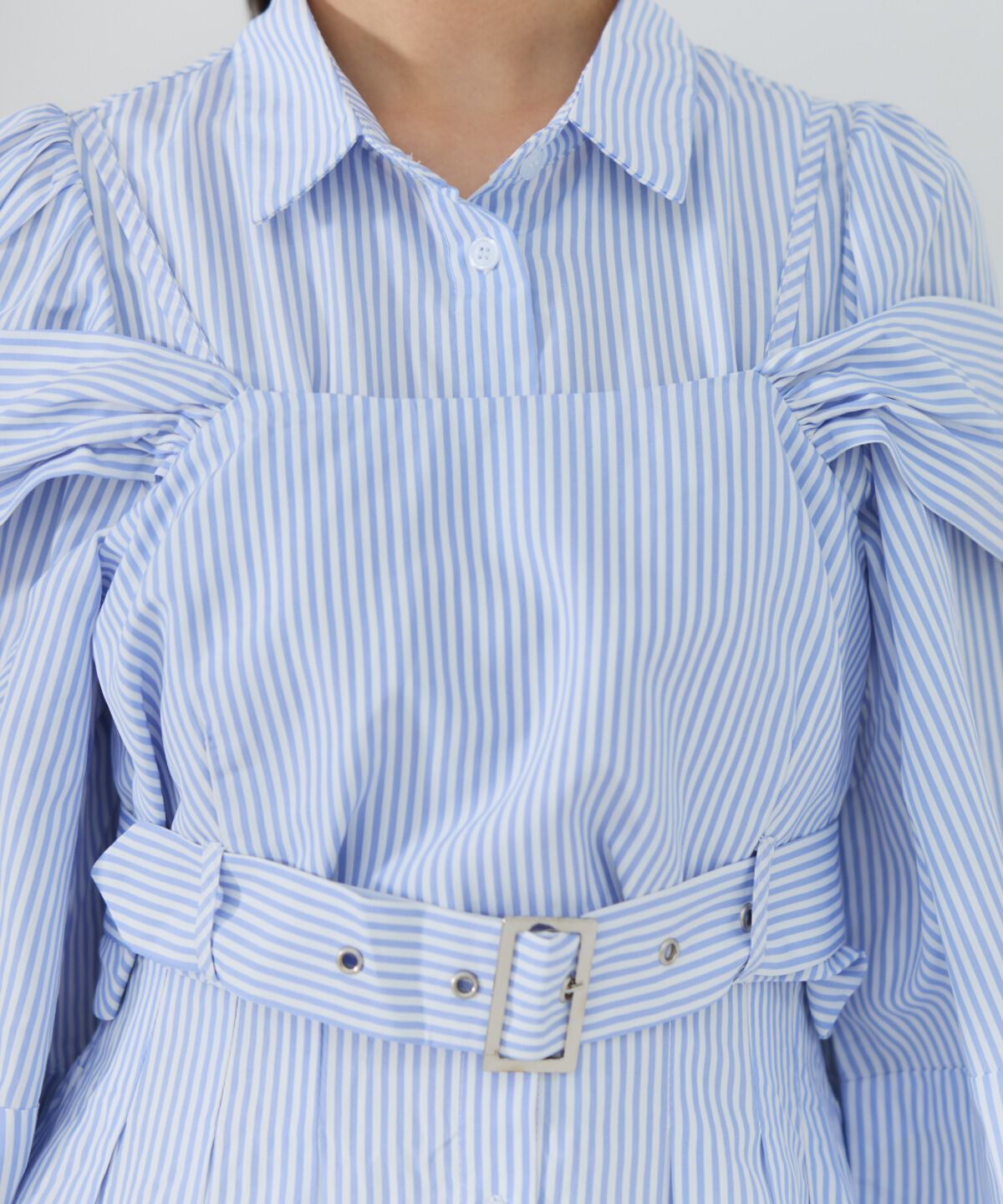 REDYAZEL「タックシャツワンピース」|ワンピース|