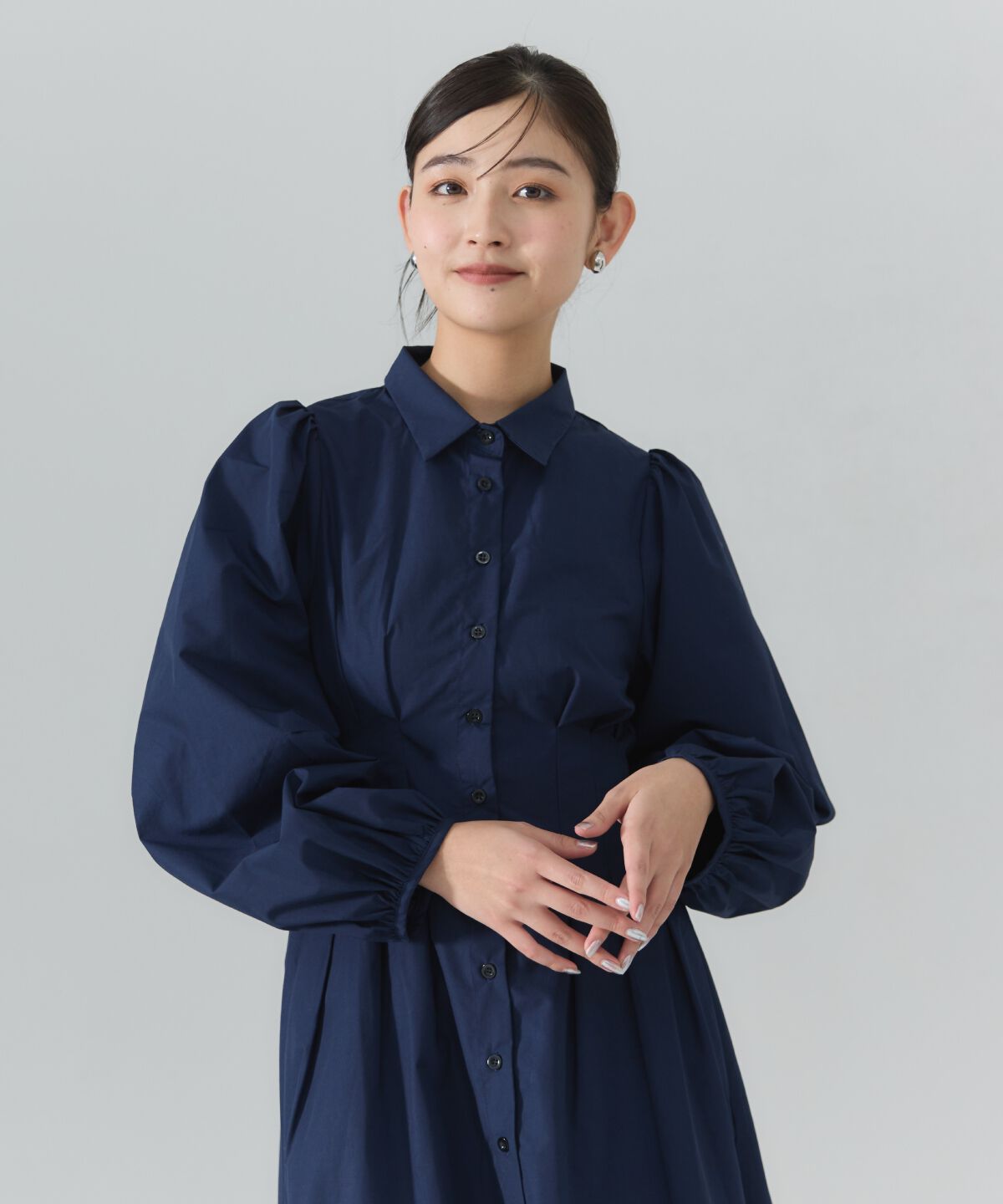 REDYAZEL「タックシャツワンピース」|ワンピース|