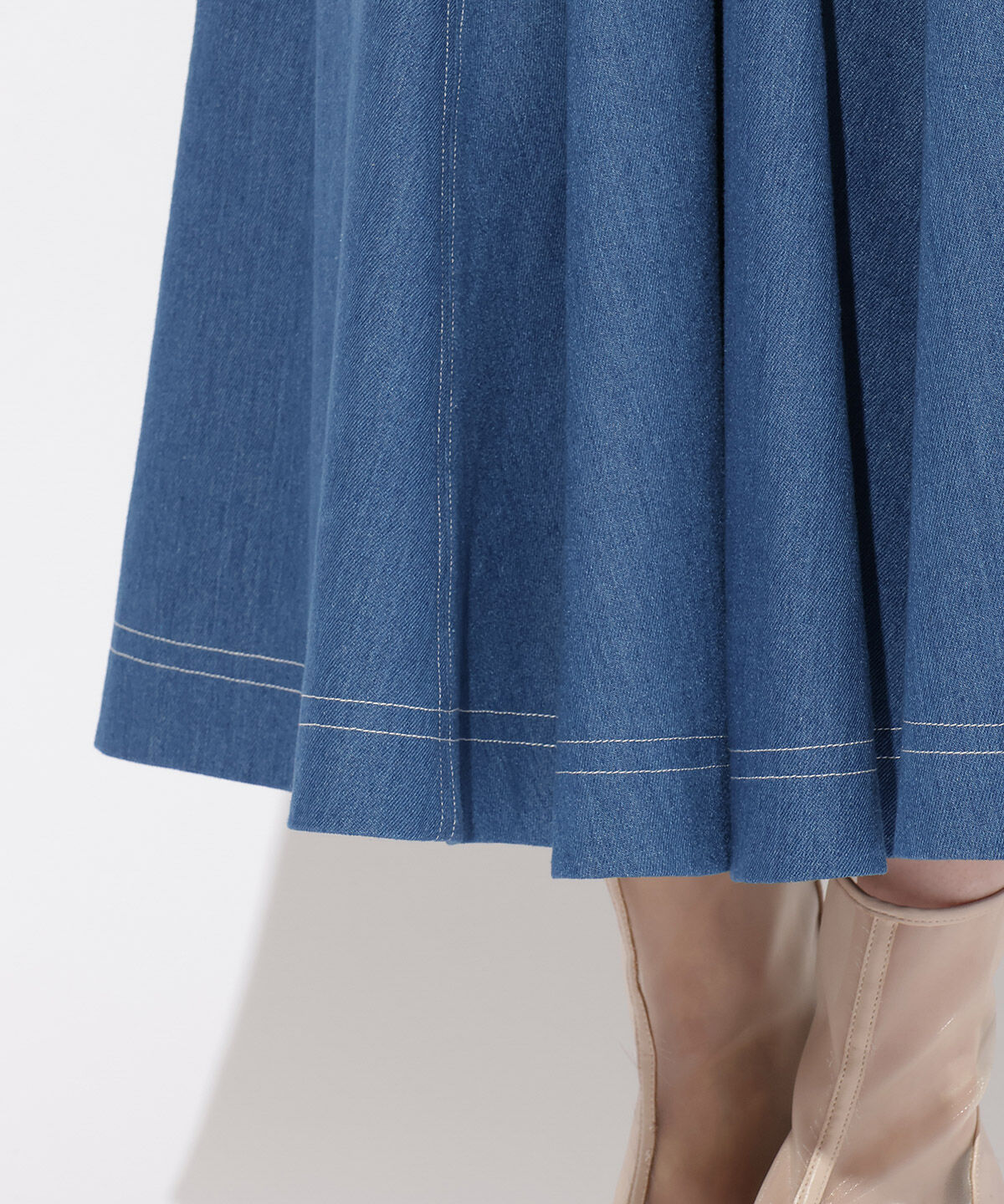 WILLSELECTION「デニムフレアスカート」|スカート|