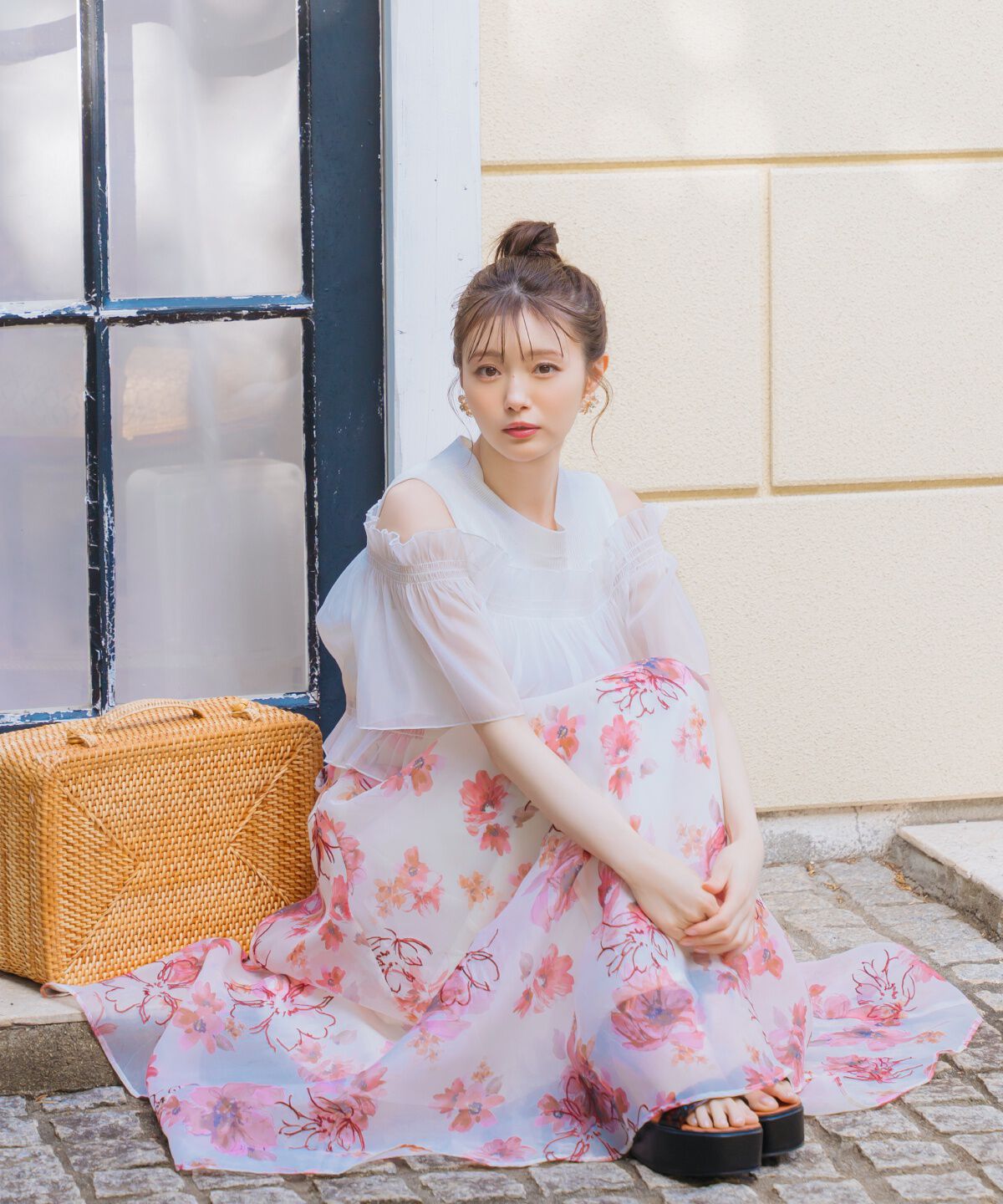 WILLSELECTION「レイヤード風オフショル半袖プルオーバー」|Tシャツ・カットソー|