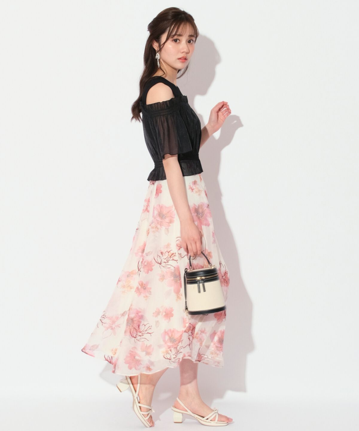 WILLSELECTION「レイヤード風オフショル半袖プルオーバー」|Tシャツ・カットソー|