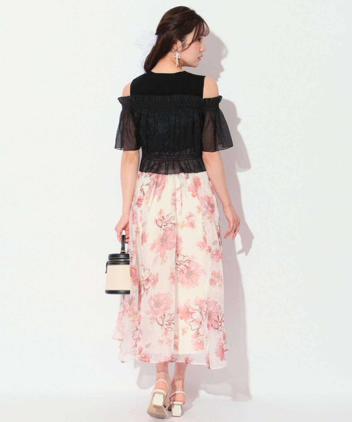 WILLSELECTION「レイヤード風オフショル半袖プルオーバー」|Tシャツ・カットソー|