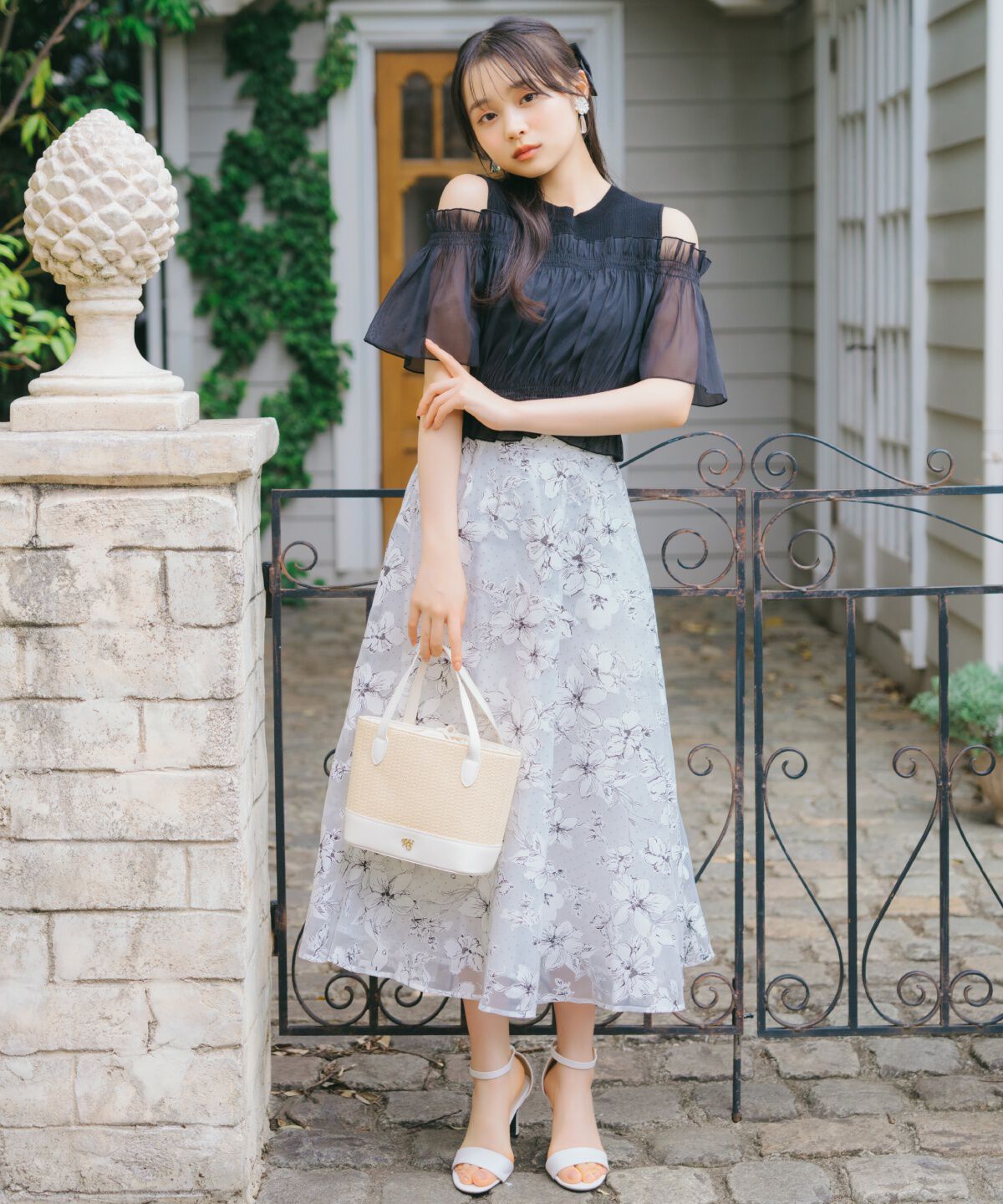 WILLSELECTION「レイヤード風オフショル半袖プルオーバー」|Tシャツ・カットソー|