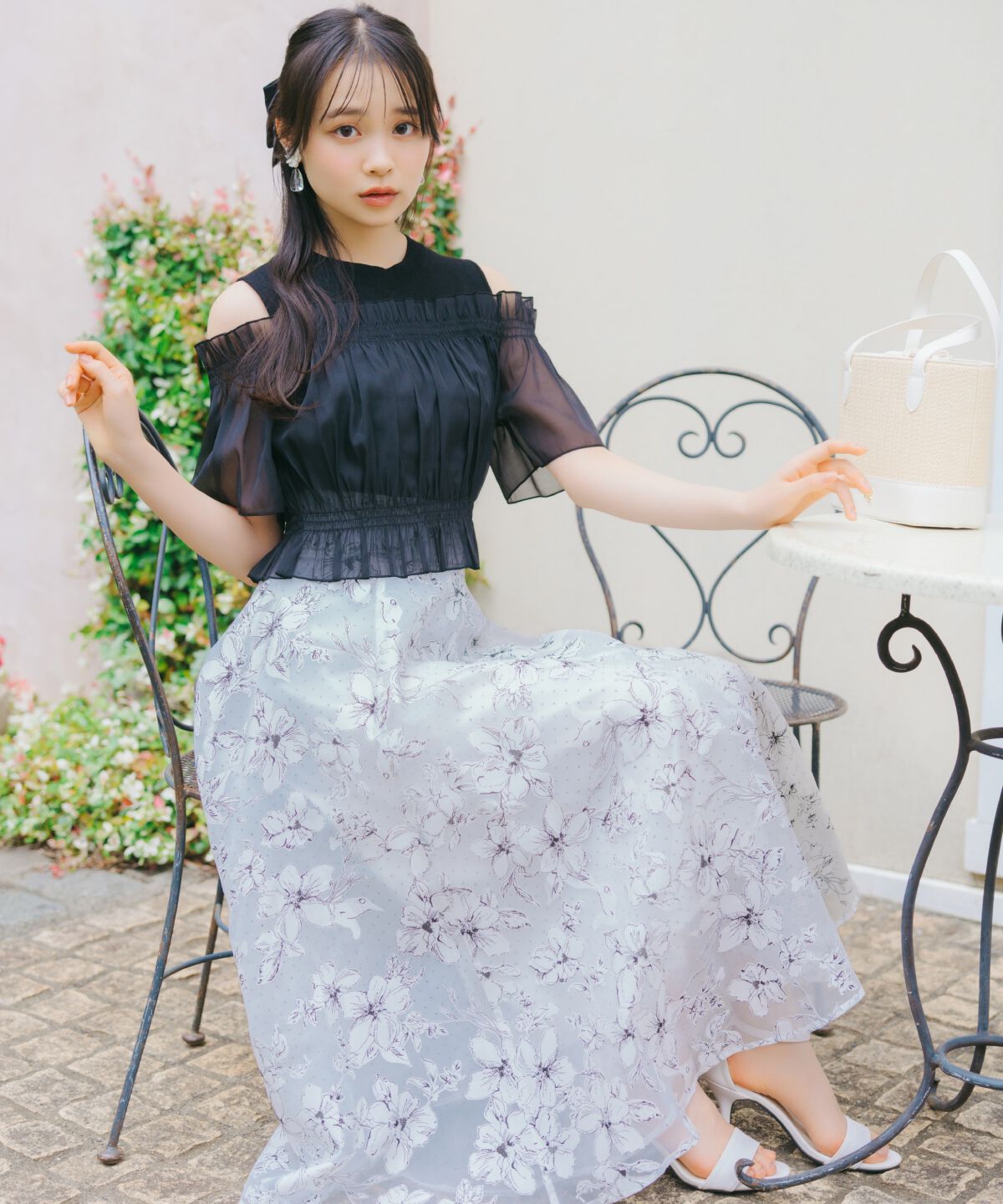 WILLSELECTION「レイヤード風オフショル半袖プルオーバー」|Tシャツ・カットソー|