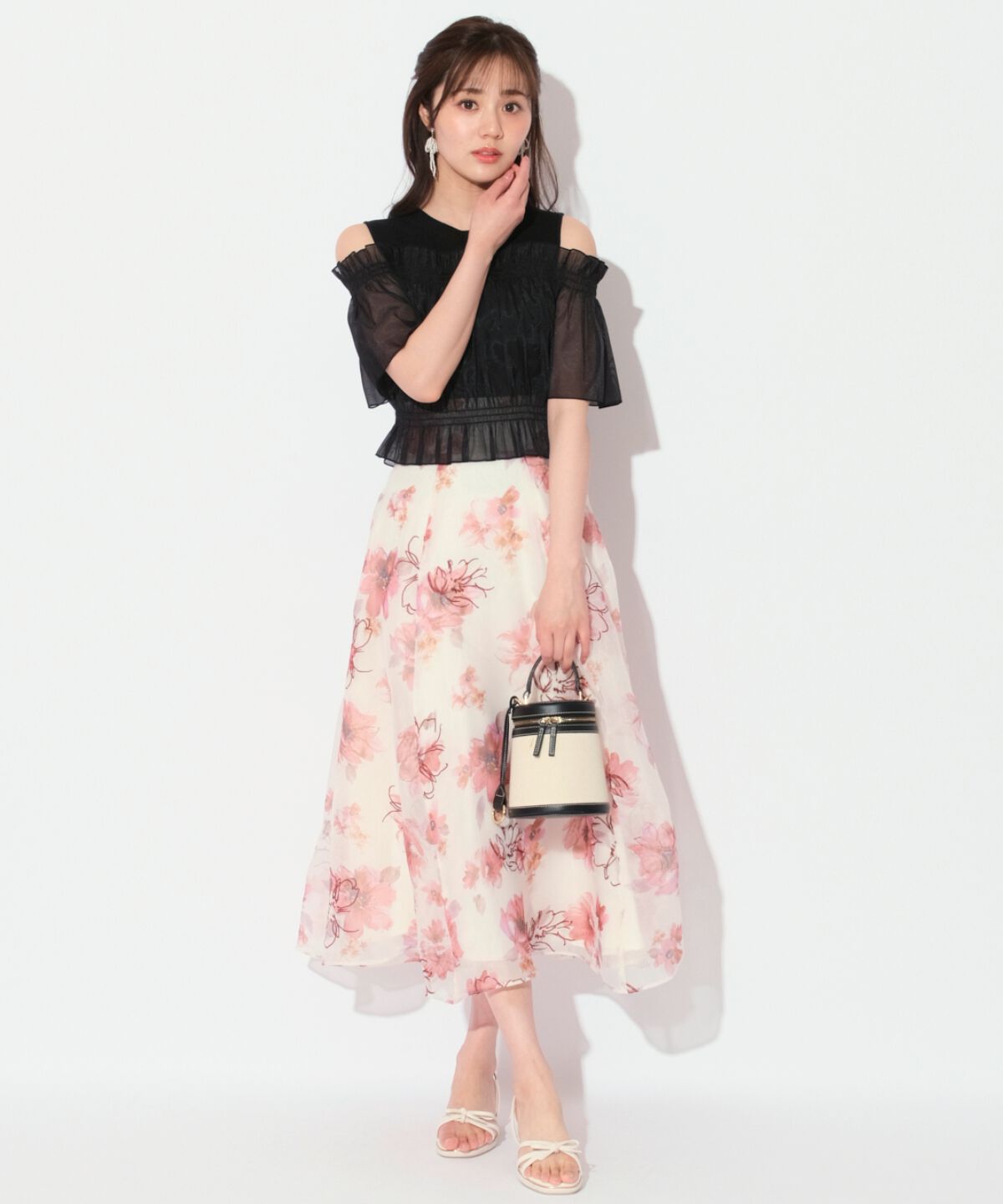 WILLSELECTION「レイヤード風オフショル半袖プルオーバー」|Tシャツ・カットソー|