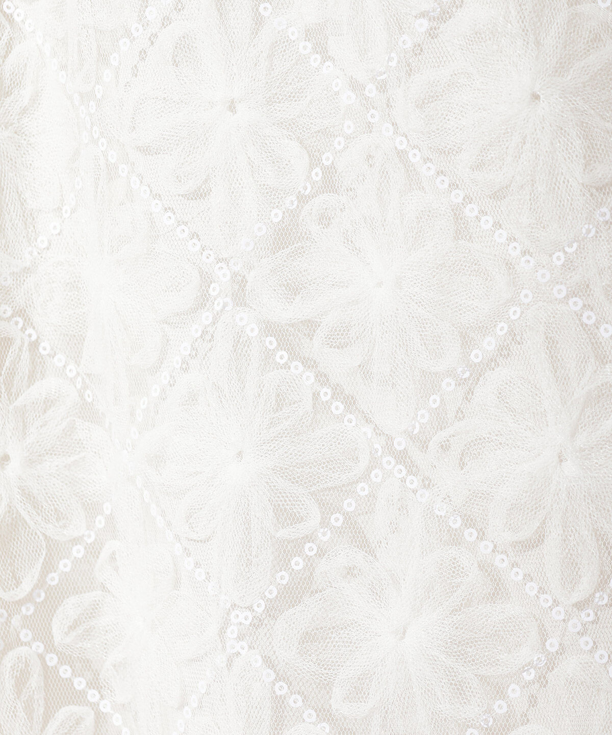 WILLSELECTION「スパンコールチュールフレアスカート」|フレア|