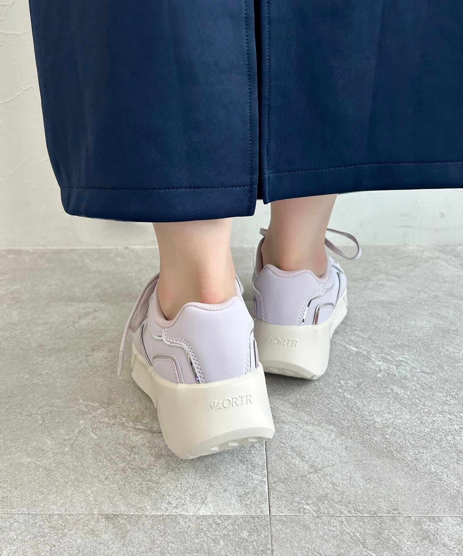 ORiental TRaffic「【トレンド】メタリックライン厚底スニーカー/OT3727」|スニーカー|