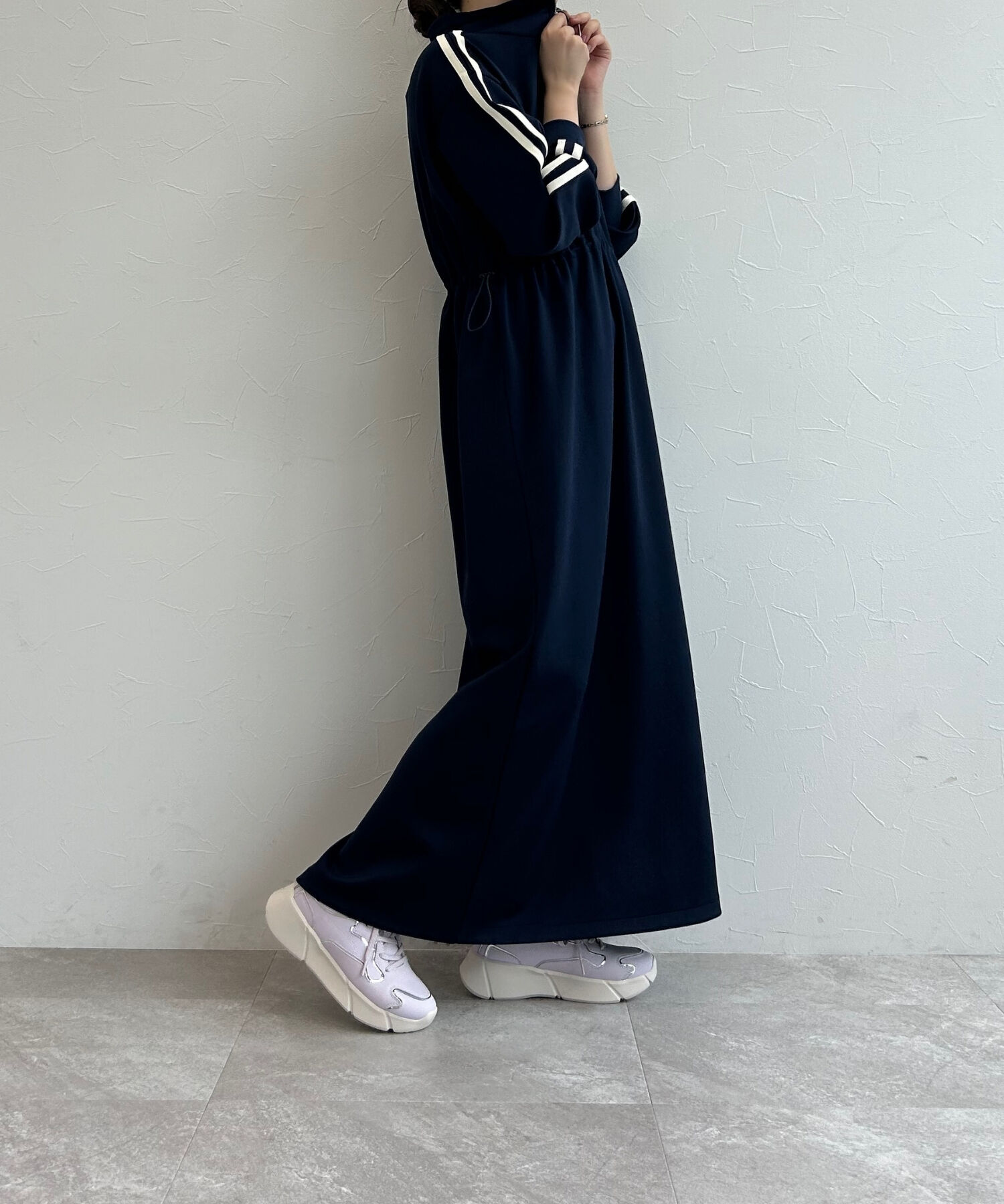 ORiental TRaffic「【トレンド】メタリックライン厚底スニーカー/OT3727」|スニーカー|