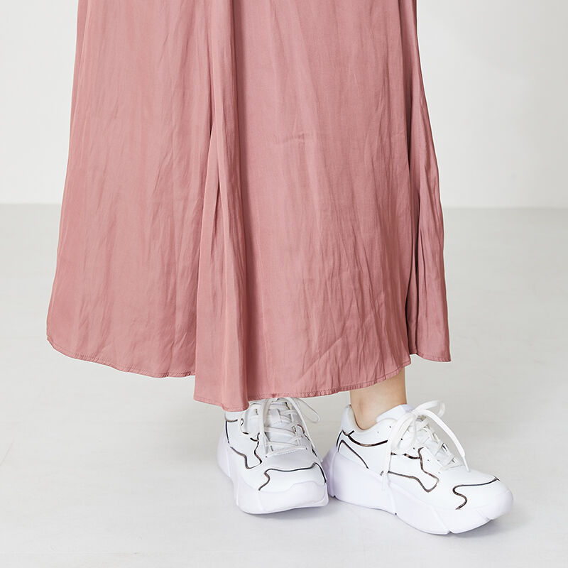 ORiental TRaffic「【トレンド】メタリックライン厚底スニーカー/OT3727」|スニーカー|