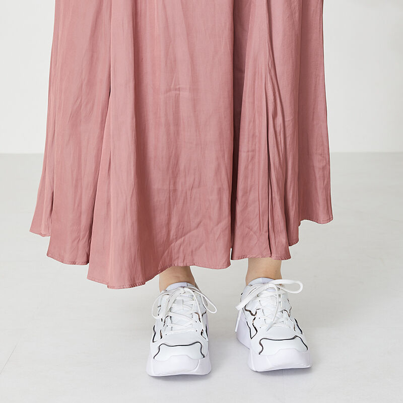 ORiental TRaffic「【トレンド】メタリックライン厚底スニーカー/OT3727」|スニーカー|