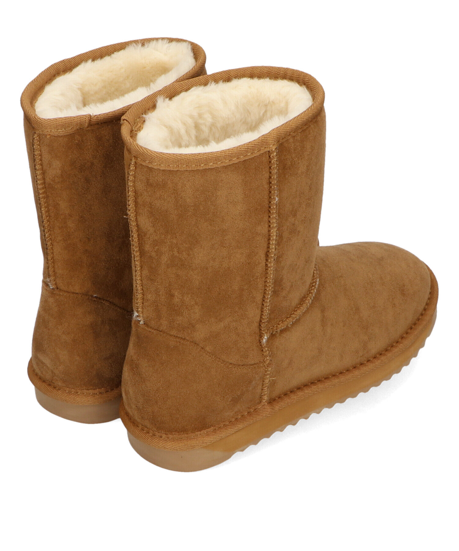 ORiental TRaffic「【累計2万足突破】  ミドル ムートン ブーツ /25401 折り返しても使える！ 防寒」|ショートブーツ|