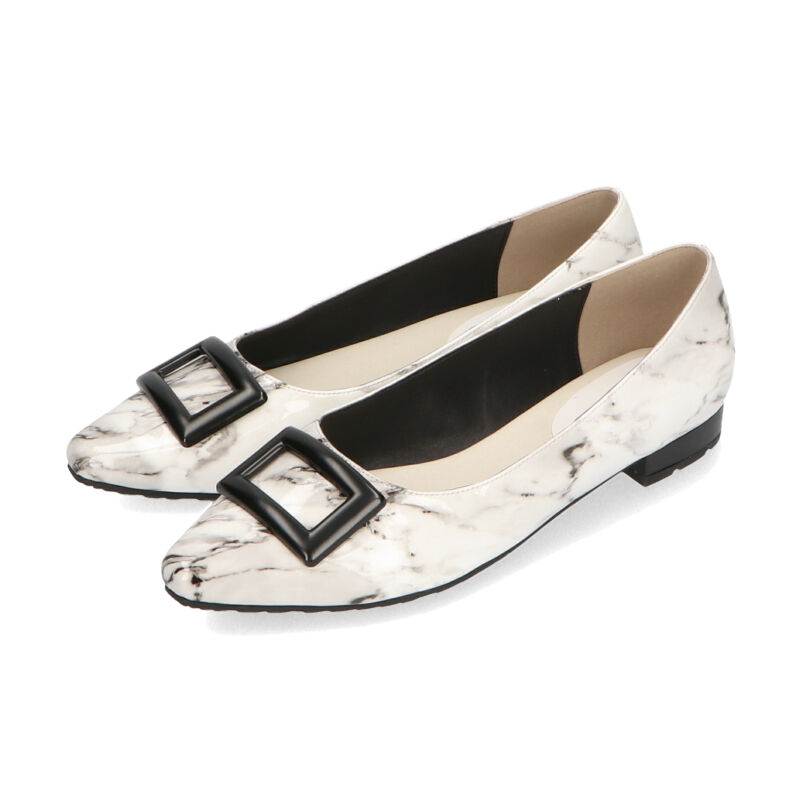 ORiental TRaffic「【防水】スクエアバックル レイン パンプス /R-1019 レインシューズ フラット」|パンプス|