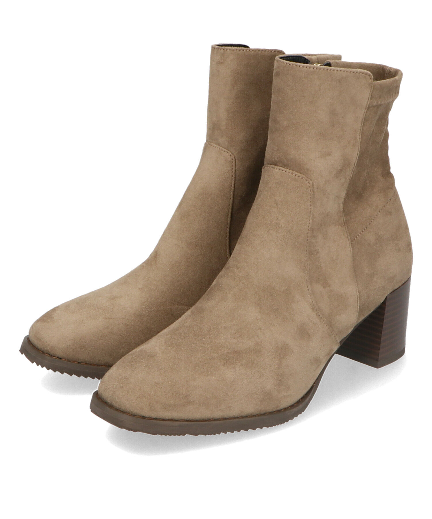 ORiental TRaffic「【 美脚 】 チャンキー ヒール ミドル ブーツ/31408 ヒール6ｃｍ 太ヒール 定番人気」|ショートブーツ|