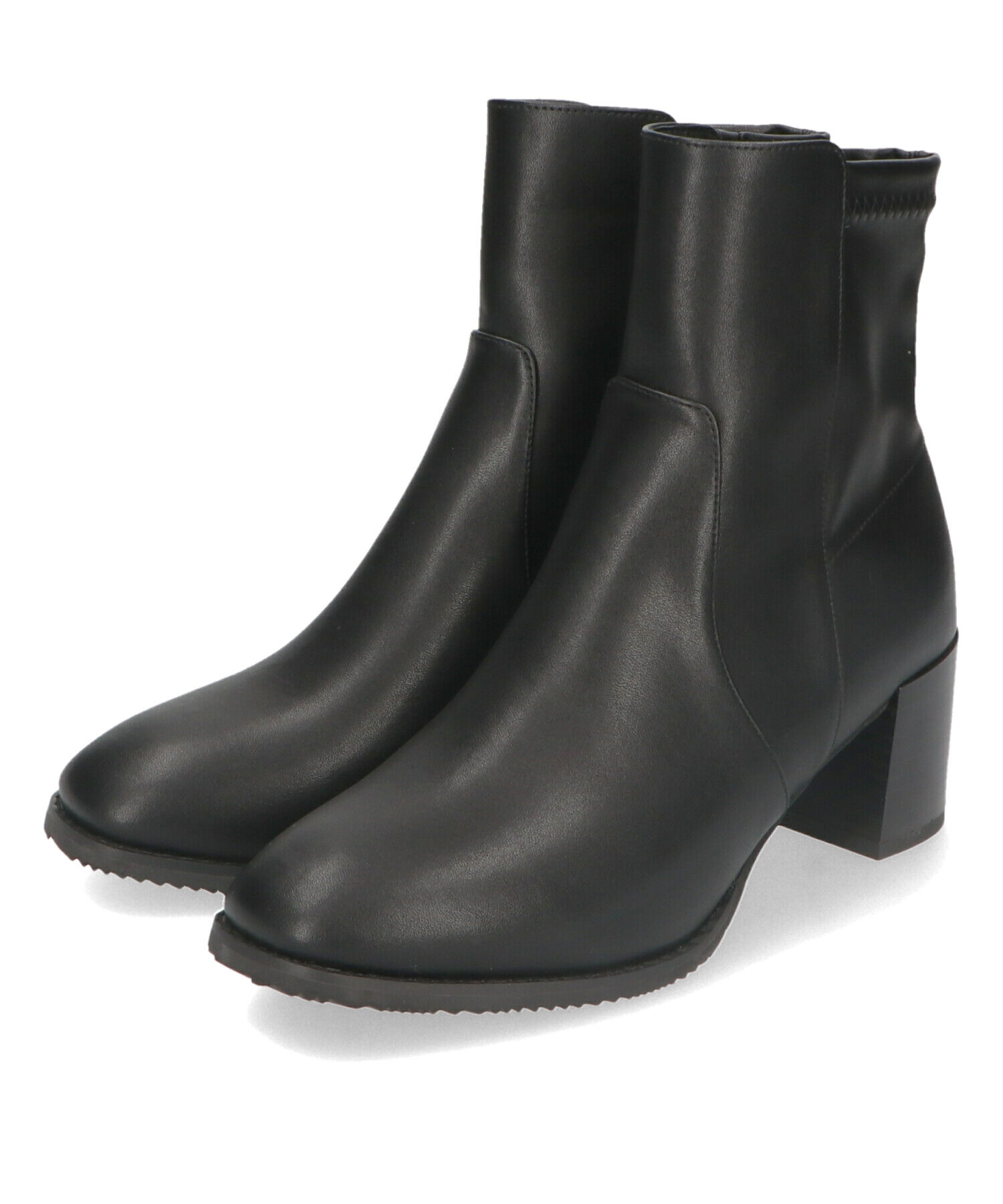 ORiental TRaffic「【 美脚 】 チャンキー ヒール ミドル ブーツ/31408 ヒール6ｃｍ 太ヒール 定番人気」|ショートブーツ|