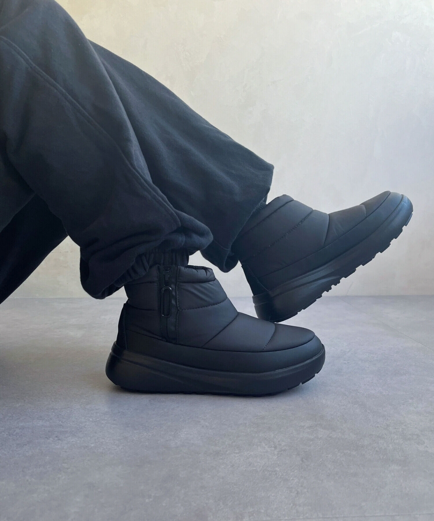 ORiental TRaffic「サイドジップスノーブーツ/OT3405」|モカシン|