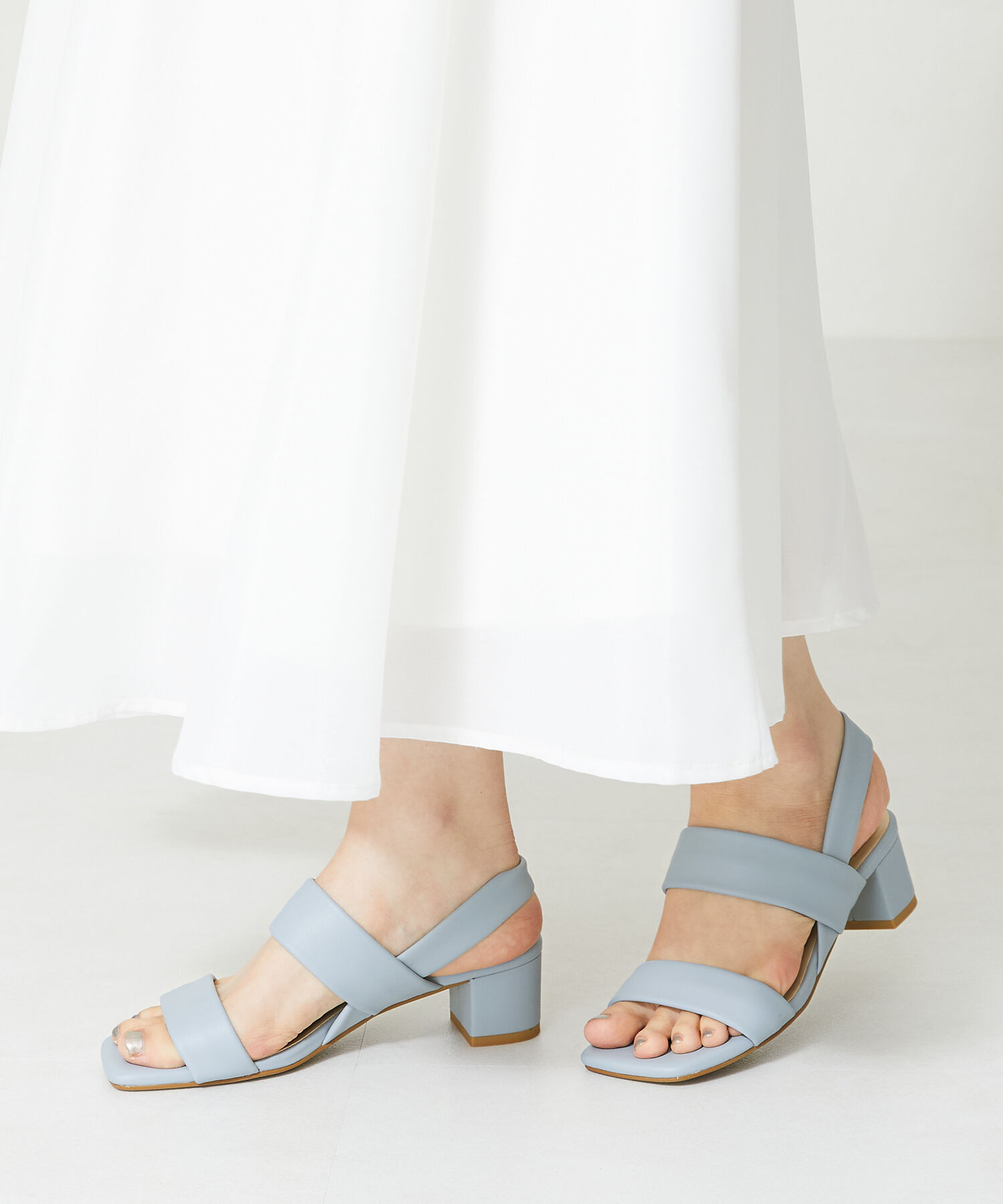 WA Oriental TRaffic「ソフトレザーダブルベルトサンダル/42208」|サンダル|BLUE