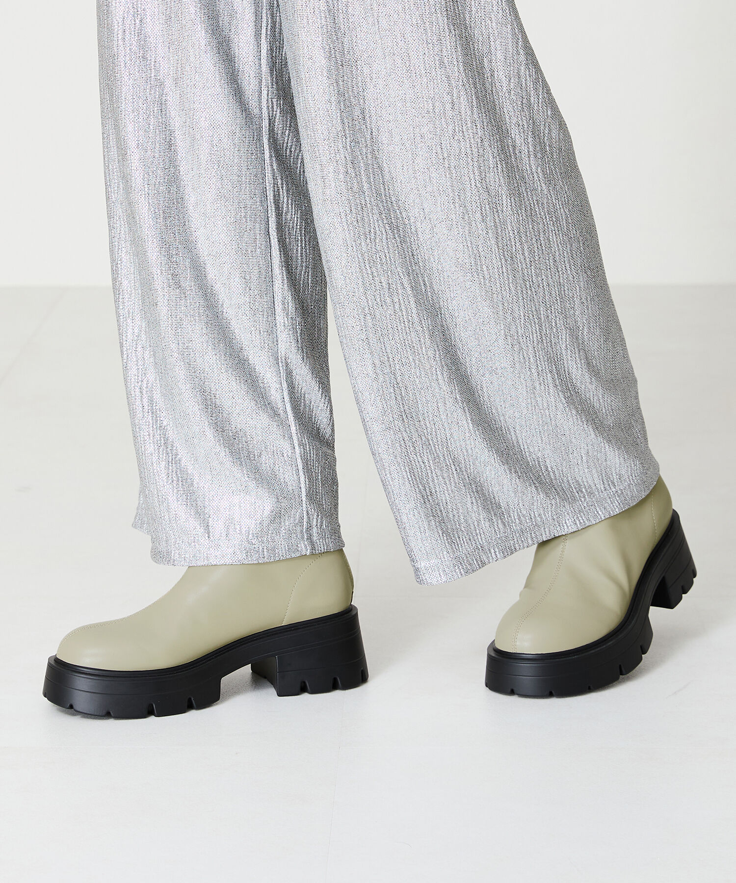 ORiental TRaffic「●2024秋冬新作●ソフトレザー厚底ショートブーツ/41416」|ショートブーツ|