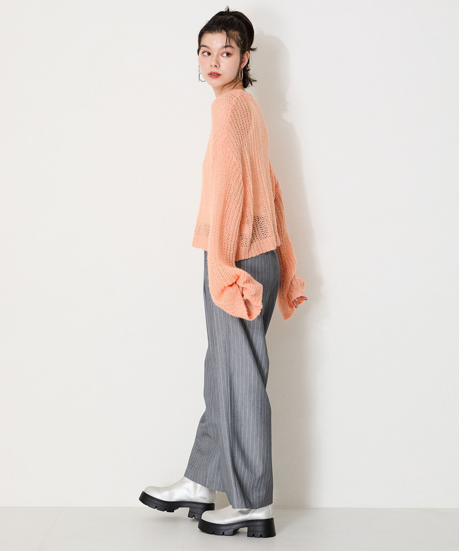 ORiental TRaffic「●2024秋冬新作●ソフトレザー厚底ショートブーツ/41416」|ショートブーツ|