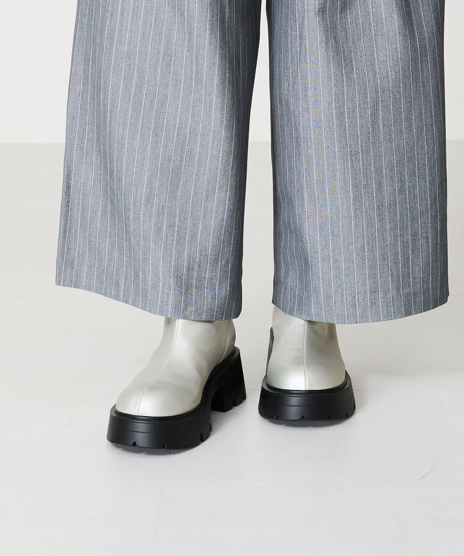 ORiental TRaffic「●2024秋冬新作●ソフトレザー厚底ショートブーツ/41416」|ショートブーツ|