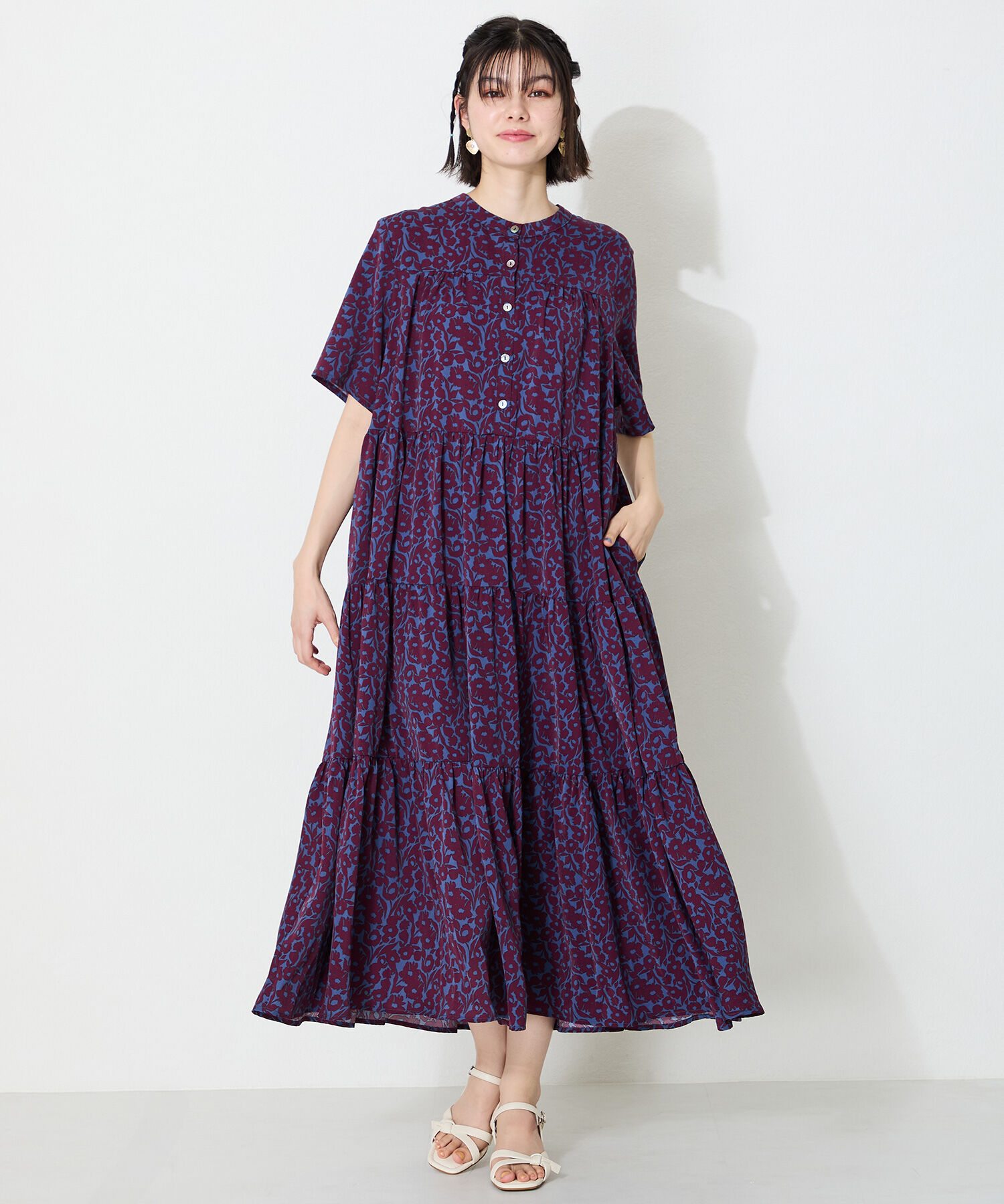 ORiental TRaffic「●2025春夏新作●リボンストラップヒールサンダル/51217 サンダル 人気 売れてる トレンド」|サンダル|