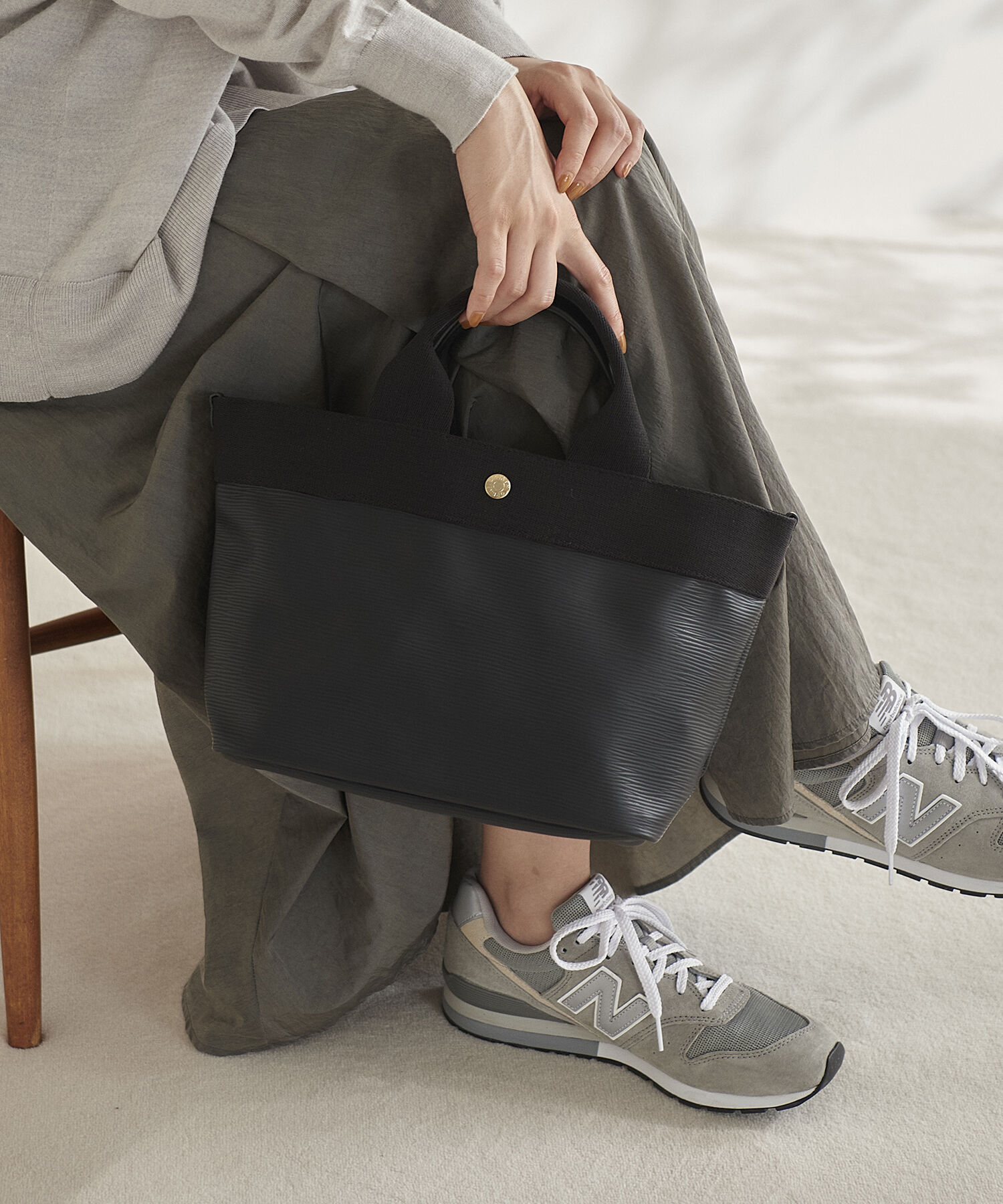 TOPKAPI BREATH「【VERY 10月号掲載】RIPPLE リプル ネオレザー ミニ トートバッグ」|トートバッグ|