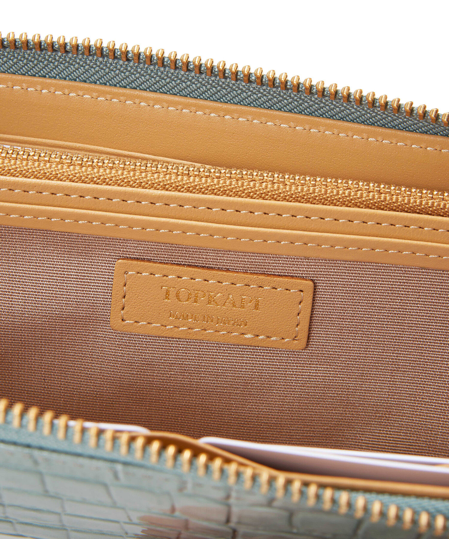 TOPKAPI 「【TOPKAPI】 エナメルクロコ型押し・ラウンドファスナー 長財布 COCCO VERNICE コッコ ベルニーチェ」|財布|