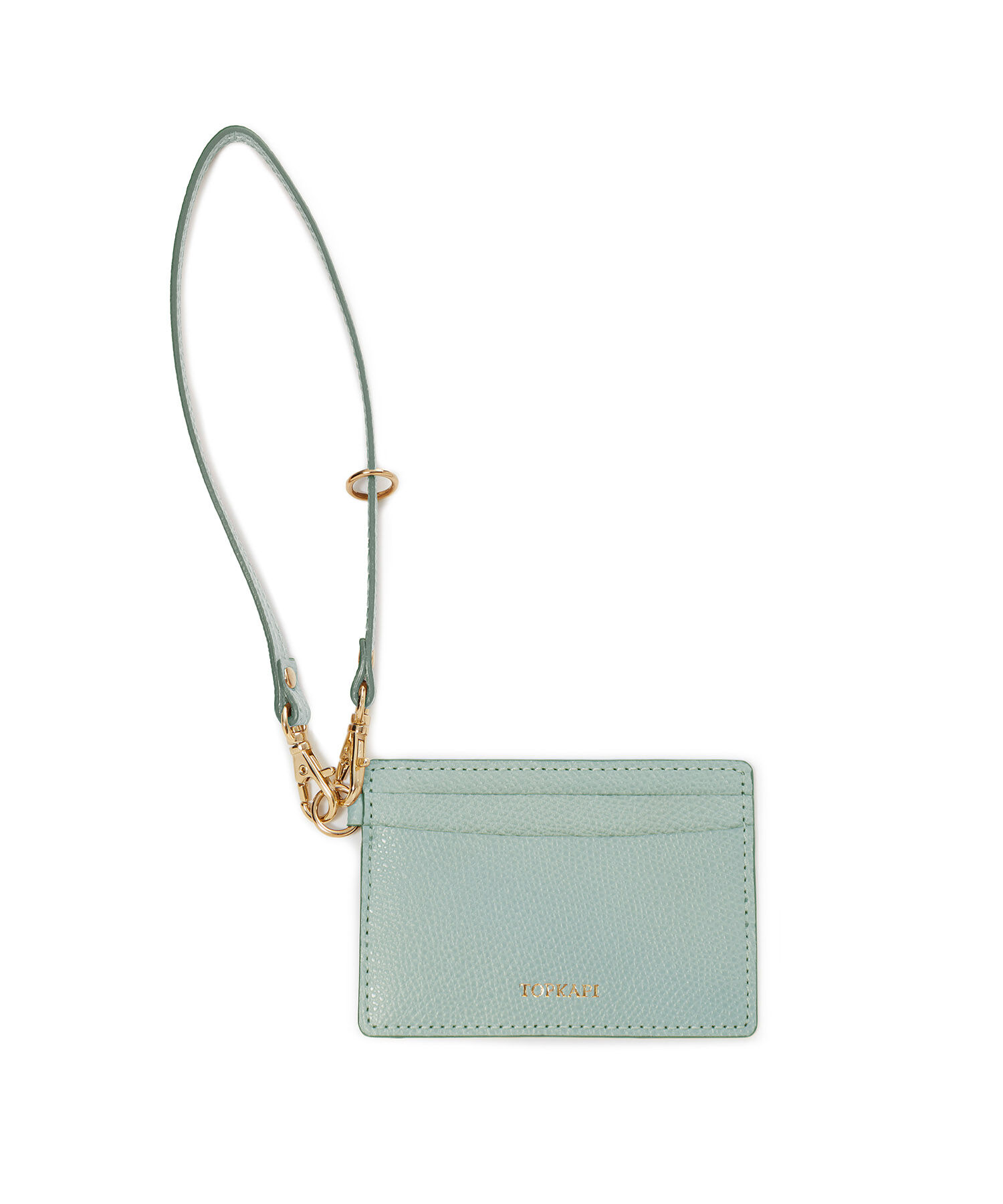 TOPKAPI 「[TOPKAPI]トプカピ 角シボ型押し・ パスケース COLORATO コロラート」|財布|グリーングレー