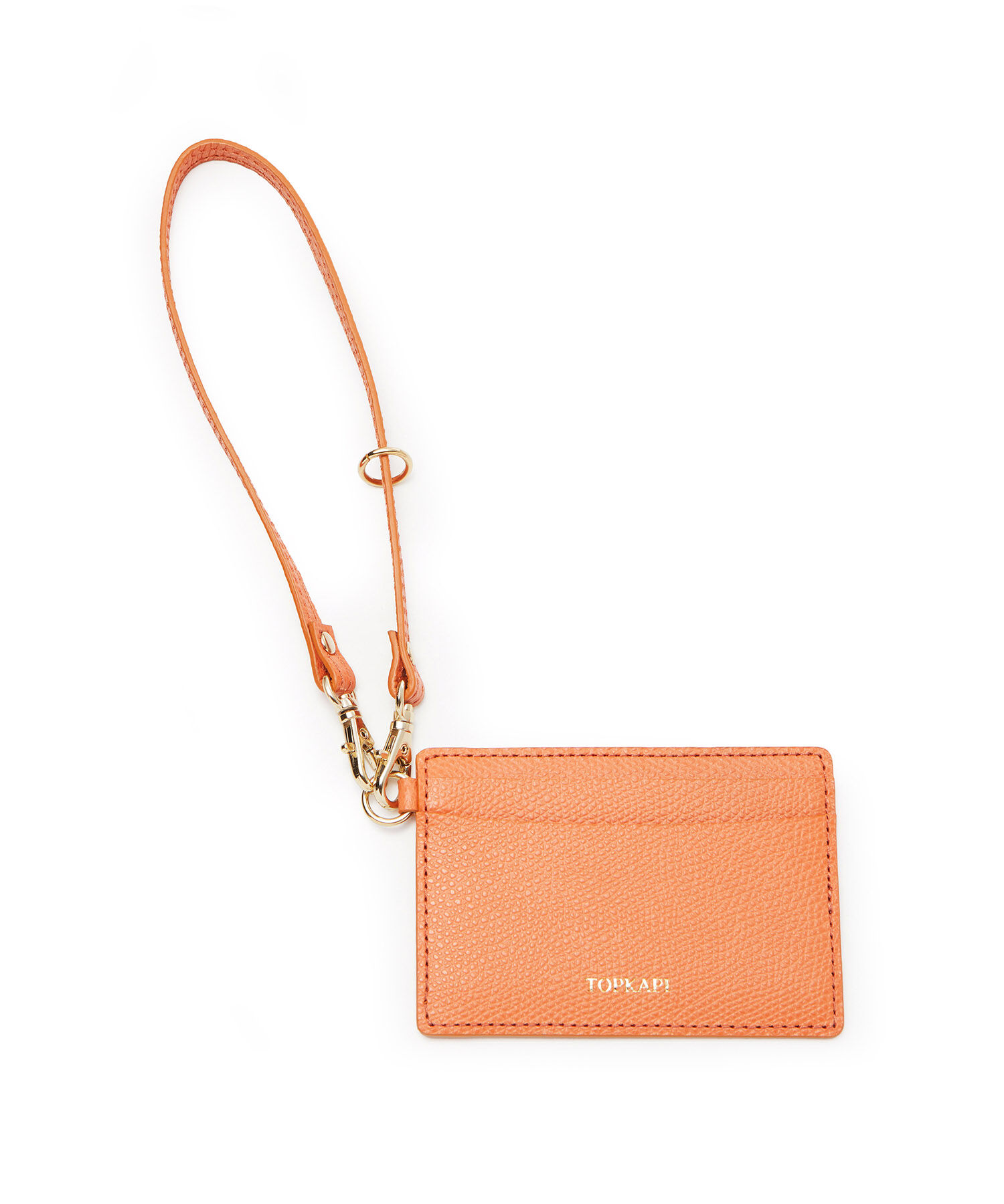 TOPKAPI 「[TOPKAPI]トプカピ 角シボ型押し・ パスケース COLORATO コロラート」|財布|オレンジ