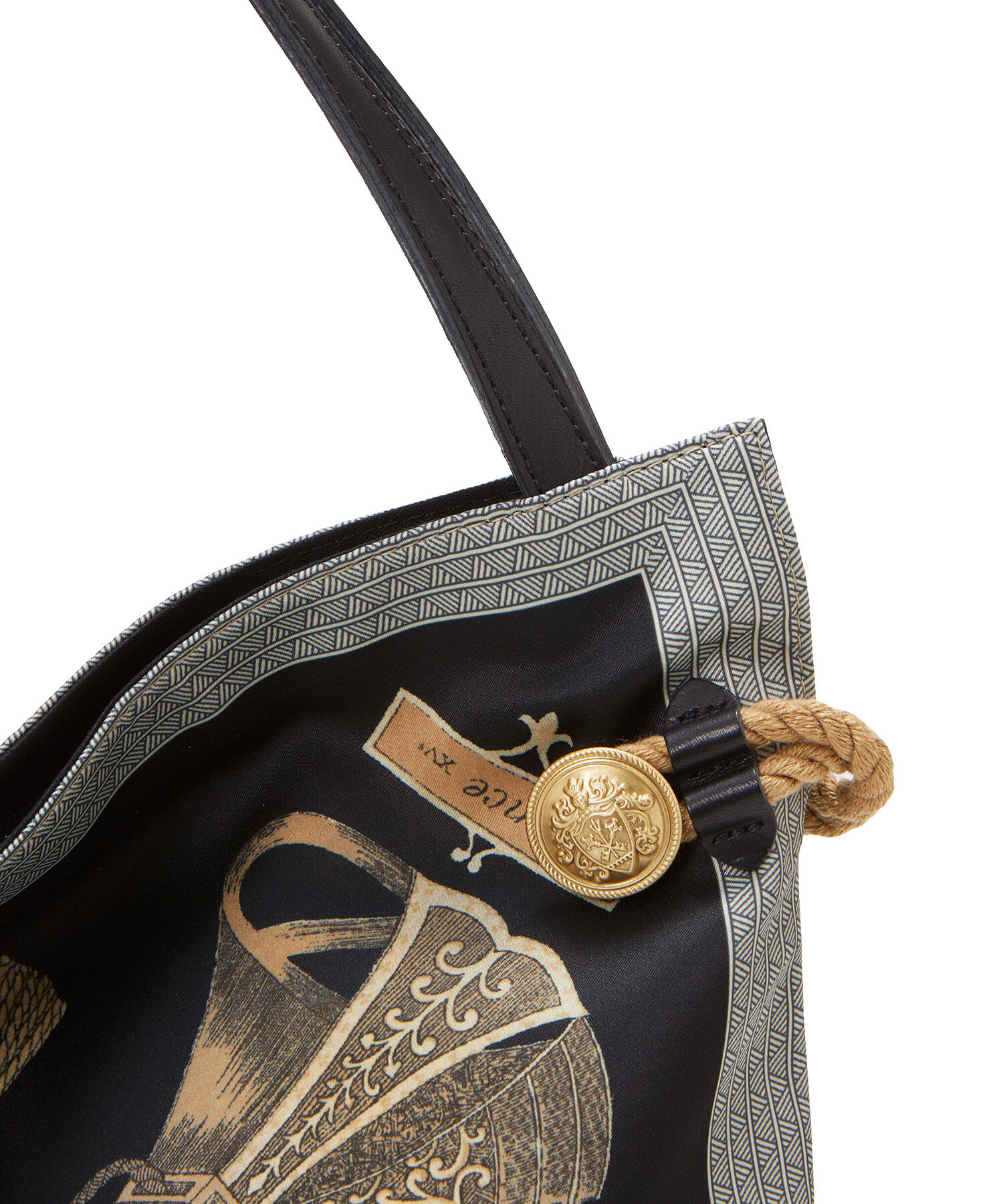 TOPKAPI TREASURE「【TREASURE TOPKAPI】 【アーカイブ】マイルドサテン スカーフ パネル柄 トートバッグ 2023」|トートバッグ|