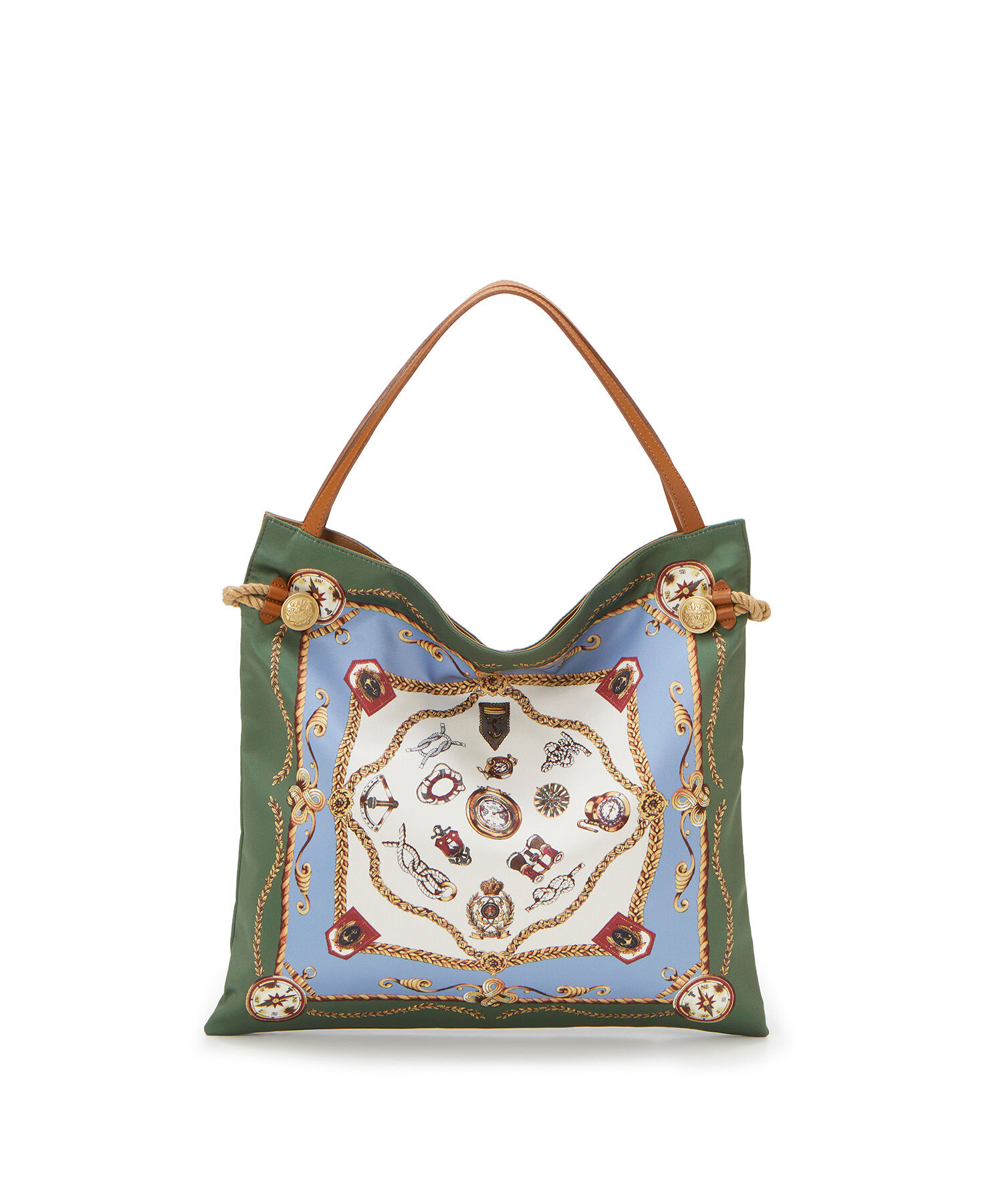 TOPKAPI TREASURE「【TREASURE TOPKAPI】 【アーカイブ】マイルドサテン スカーフ パネル柄 トートバッグ 2023」|トートバッグ|