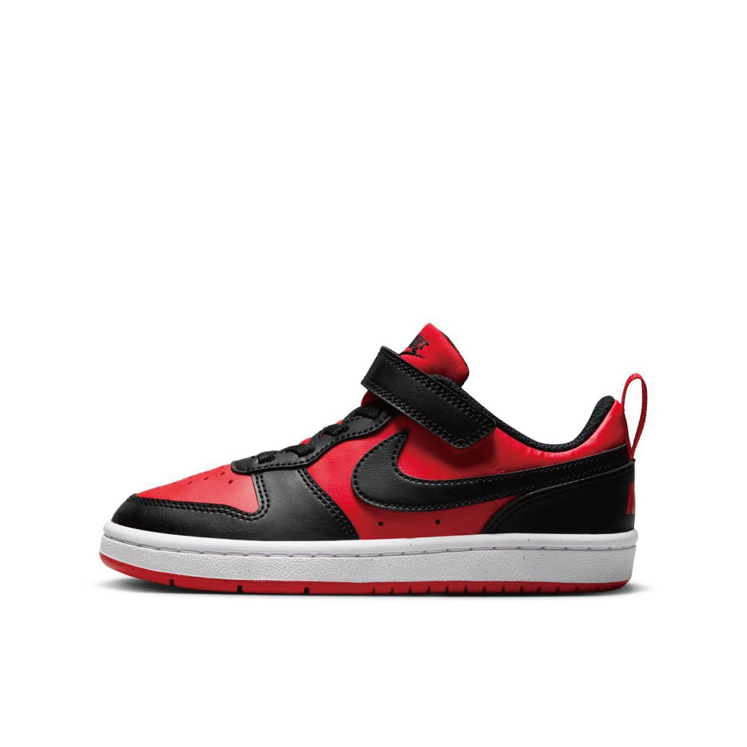 NIKE「【NIKE】17-22(H)COURT BOROUGH LOW (PS)」|スニーカー|レッド