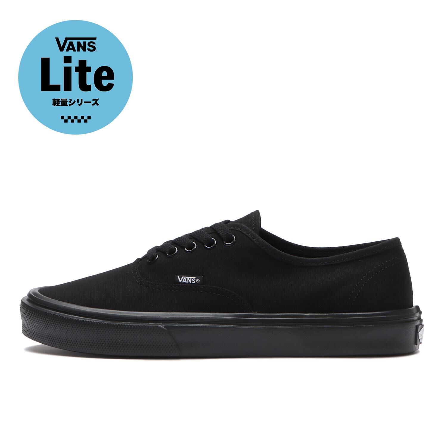 VANS「【VANS】AUTHENTIC LITE」|スニーカー|ブラック